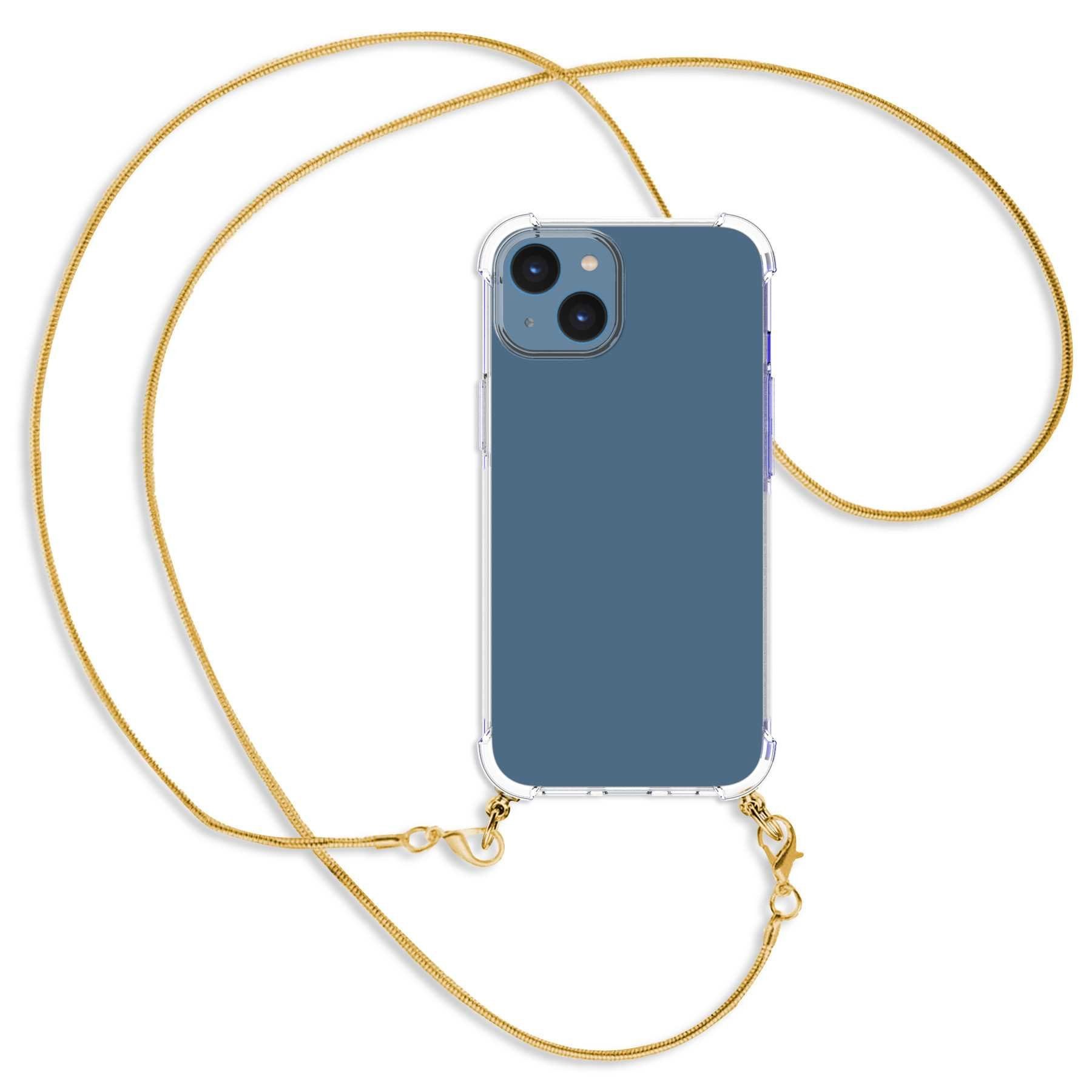 mtb more energy Handykette für Apple iPhone 14 (6.1) [NC-600-MK], Umhängehülle mit Metallkette [NC-600-MK]
