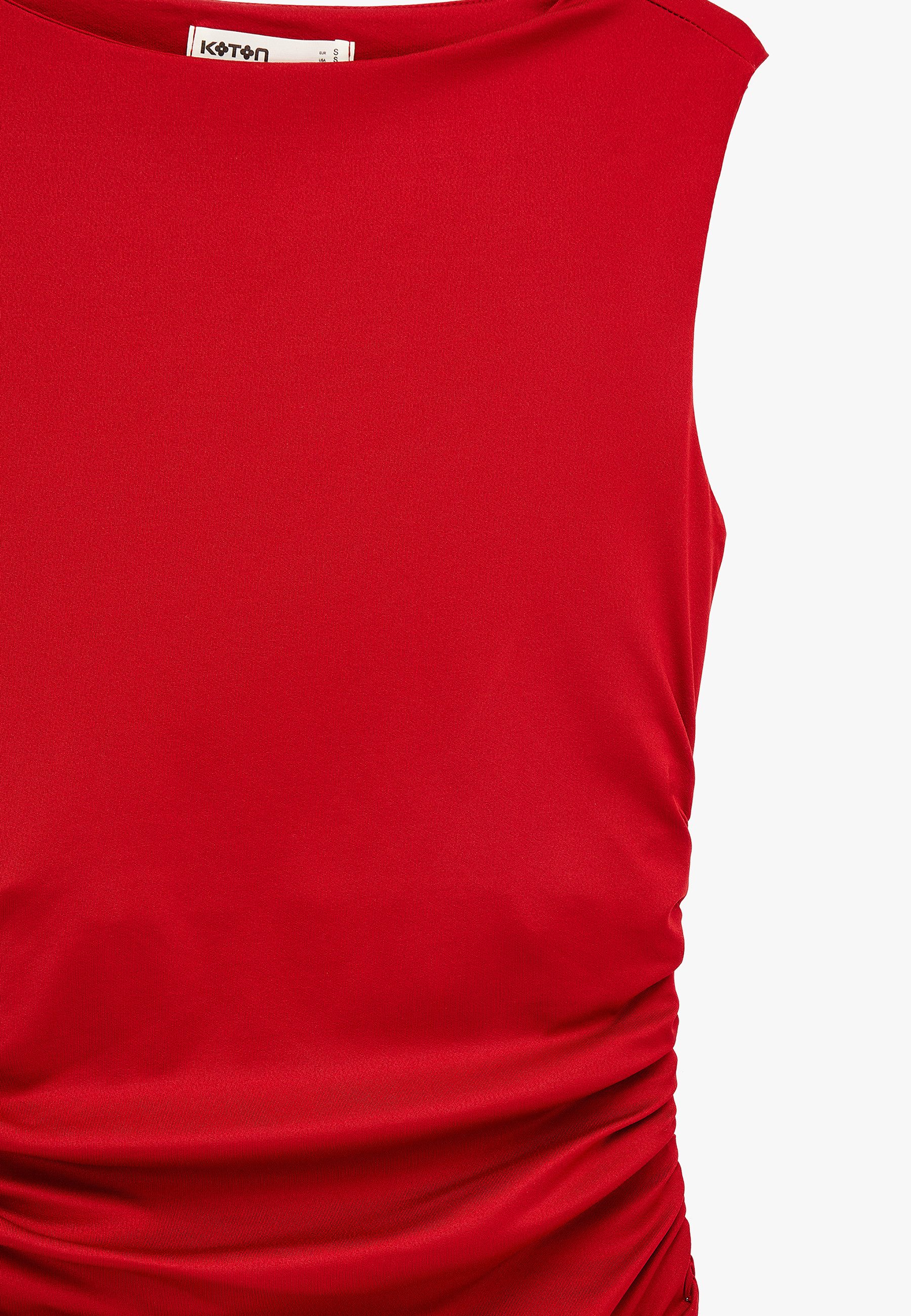 Koton Badekleid Gerafft Drapiert Midikleid