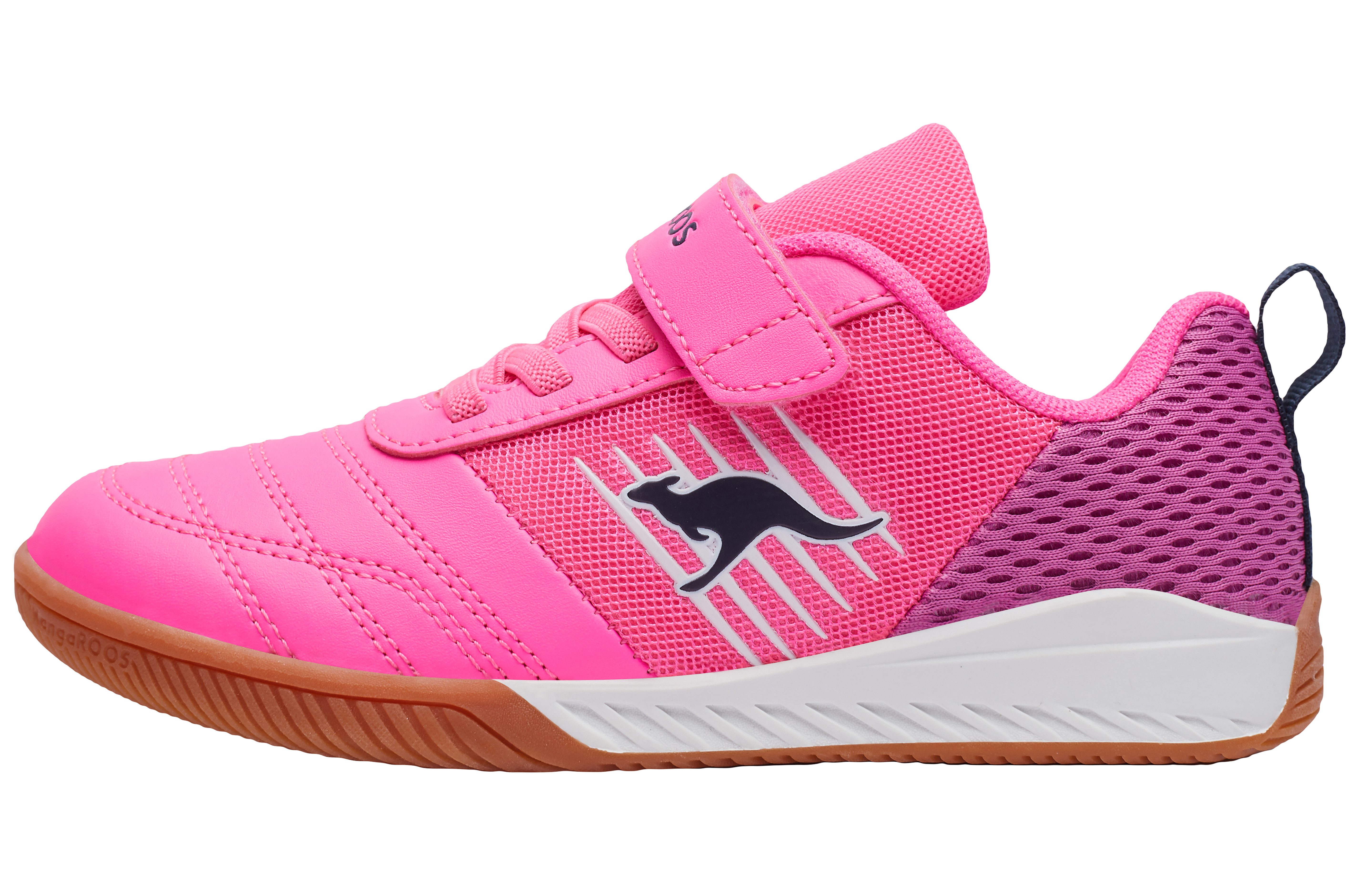 KangaROOS K5-SUPER COURT EV Hallenschuh Indoor Sportschuhe für Kinder und Jugendliche, mit Klettverschluss