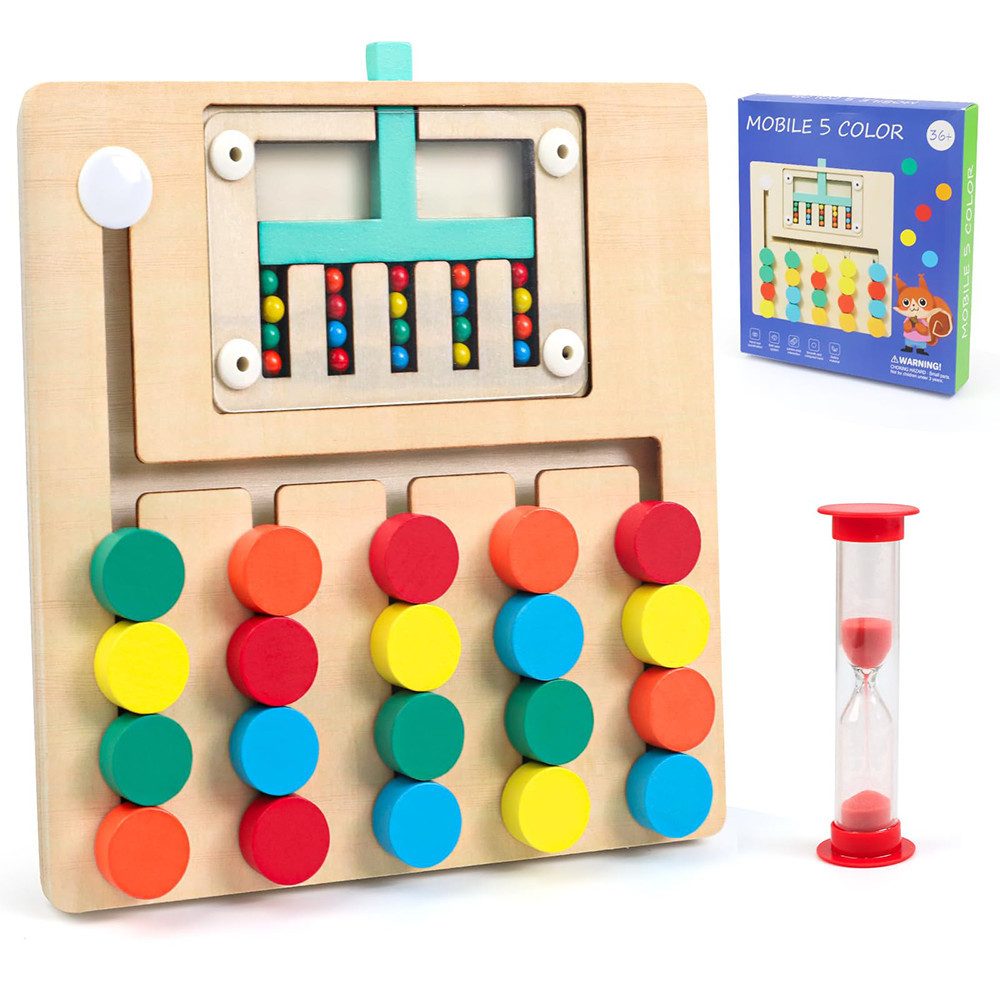 CLTYQ Lernspielzeug Farben-Matching-Puzzle-Spielzeug, Montessori Denksports günstig online kaufen