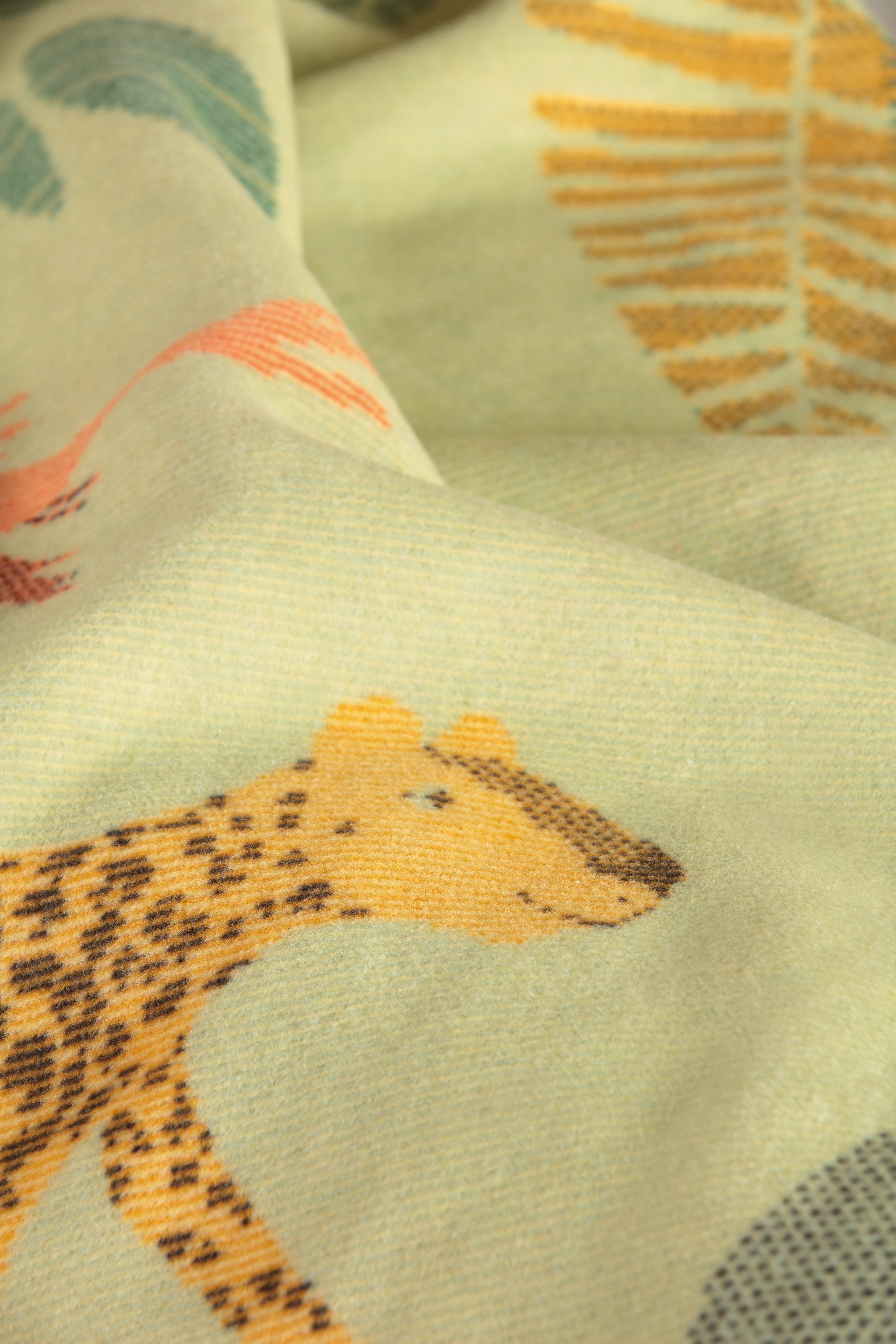 Babydecke Babydecke Wildlife, Biederlack, 75 x 100, mit Zierstich