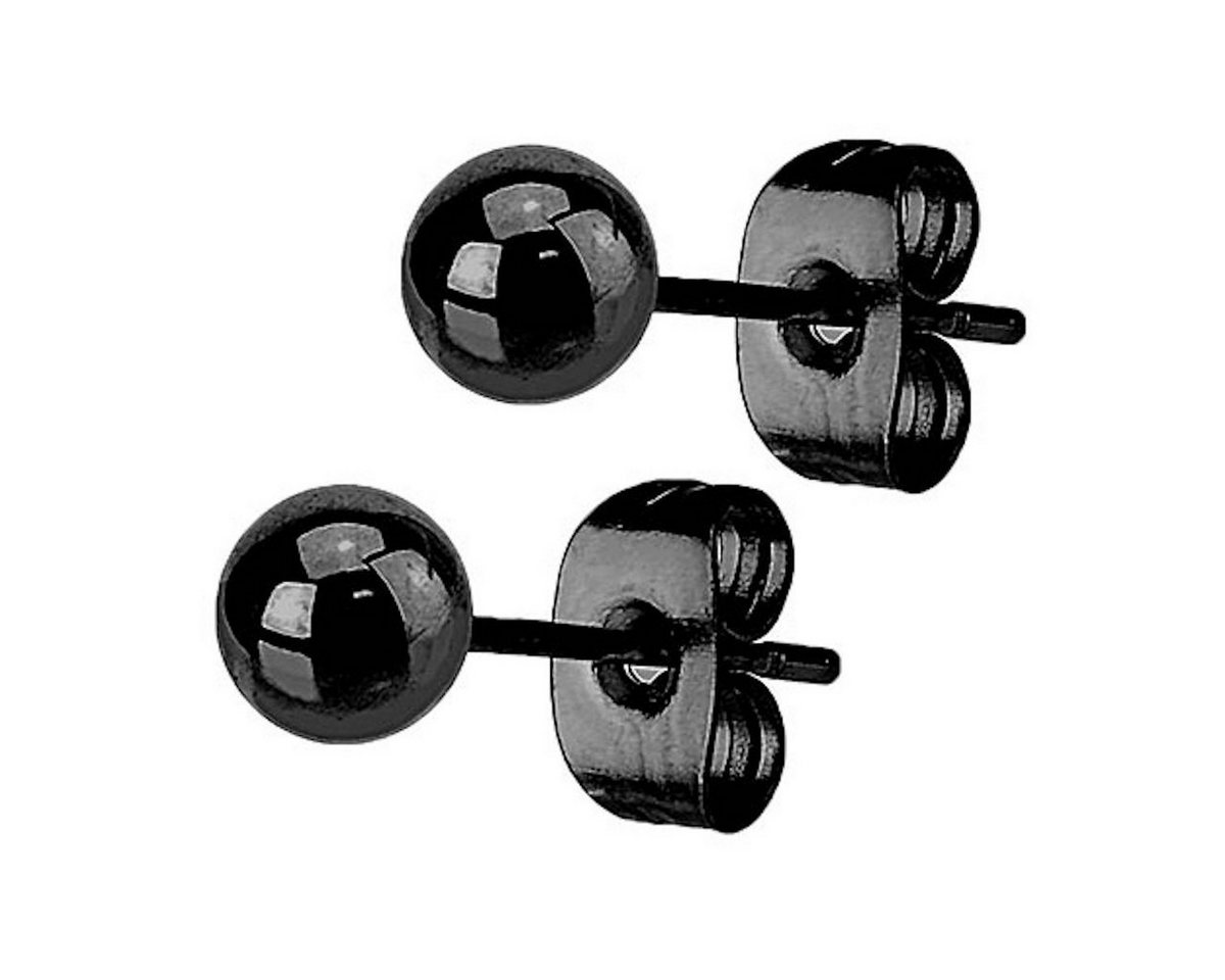 Taffstyle Paar Ohrstecker Kugeloptik Ohrringe Edelstahl runde Kugel Perle Damen & Herren (Zeitlose Kugel Ohrstecker in edlen Farben - Ideal auch zum verschenken für Frauen zum Geburtstag, Weihnachten, Valentinstag)