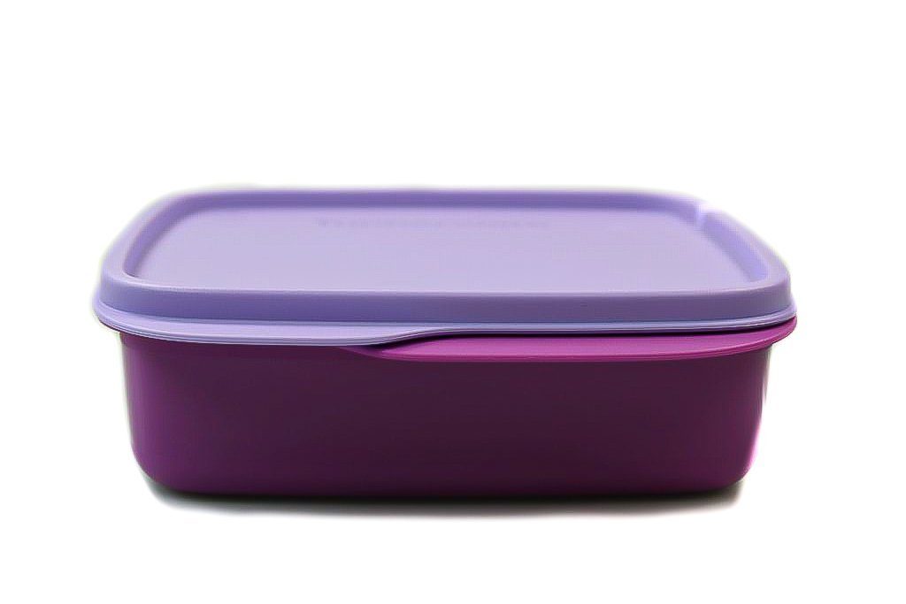 Tupperware Lunchbox »Clevere Pause 550 ml lila mit Trennwand + SPÜLTUCH«
