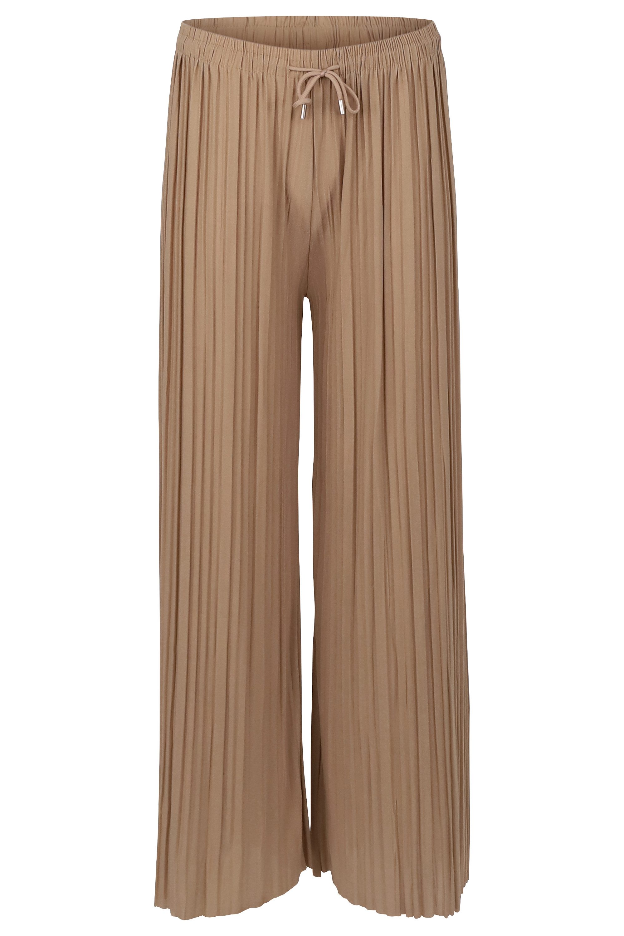malito more than fashion Palazzohose Damen Plissee-Hose 883 Plissee Schlupf günstig online kaufen