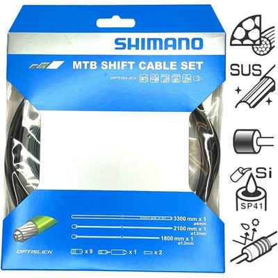 Shimano Felgenbremse Shimano Schaltzug-Set MTB OT-SP41 Optislick schwarz