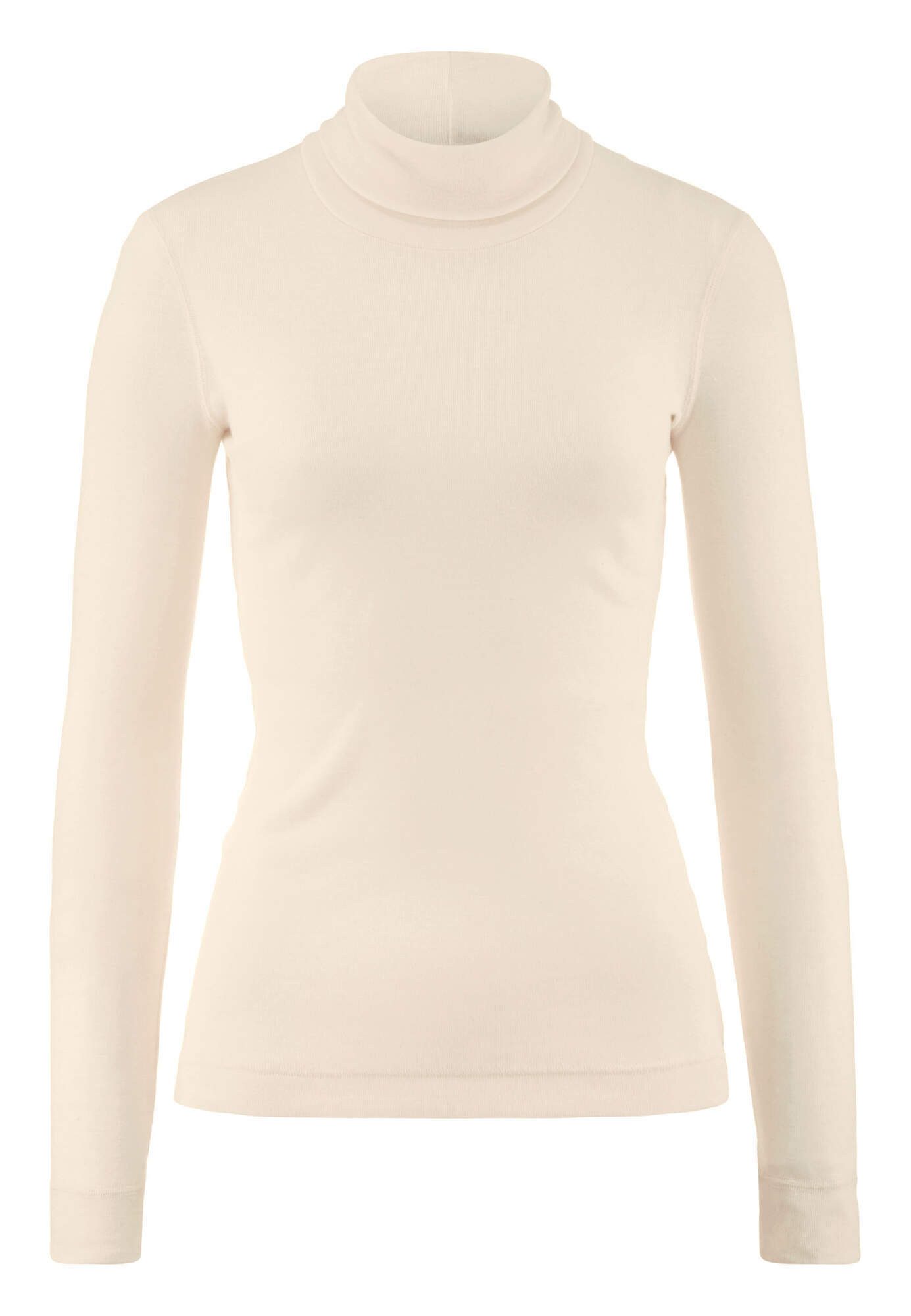 Hessnatur Unterhemd Langarm Regular mit Bio-Merinowolle und Seide (1-St)