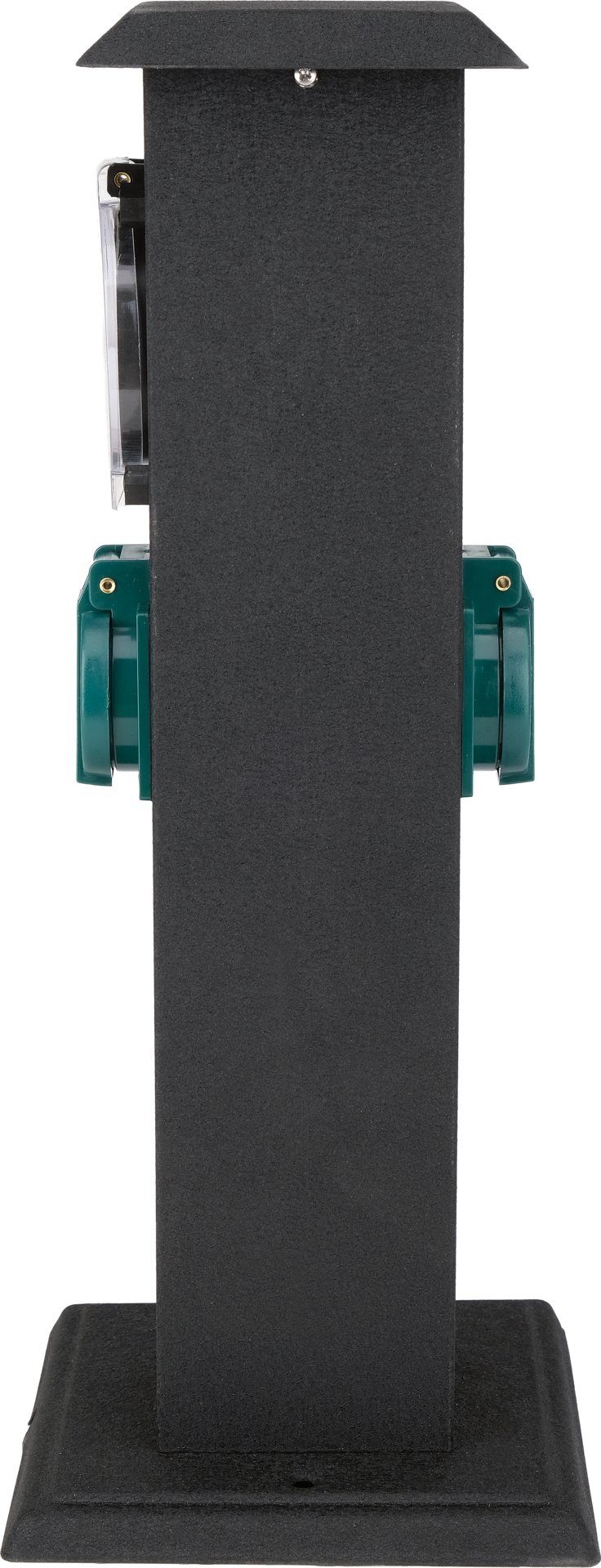 Yato Gartensteckdose Metall-Gartensteckdosensäule mit mechanischem Timer, Metall-Gartensteckdosensäule mit mechanischem Timer, Metall-Gartensteckdosensäule mit mechanischem Timer