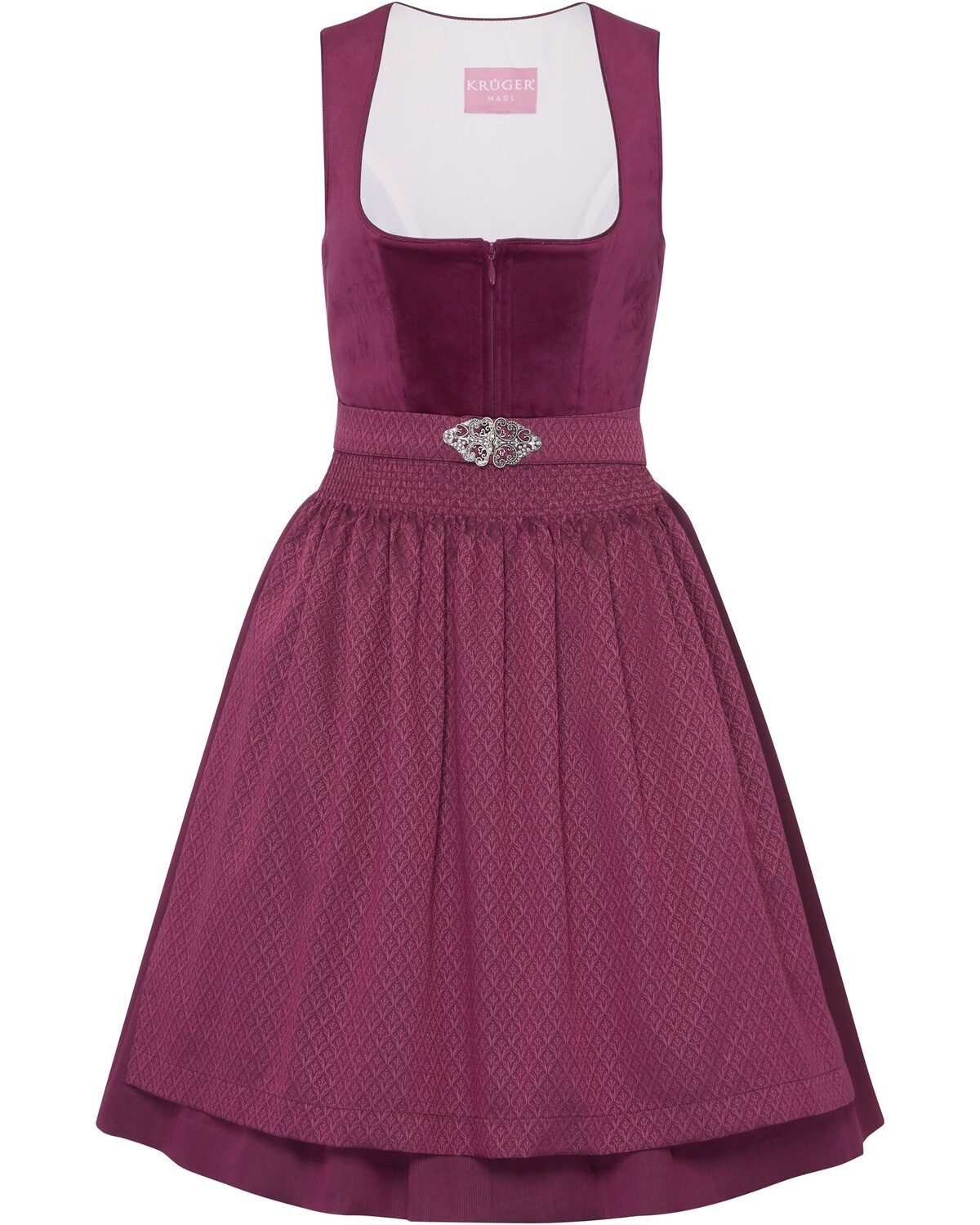 Dirndl Midi Samtdirndl