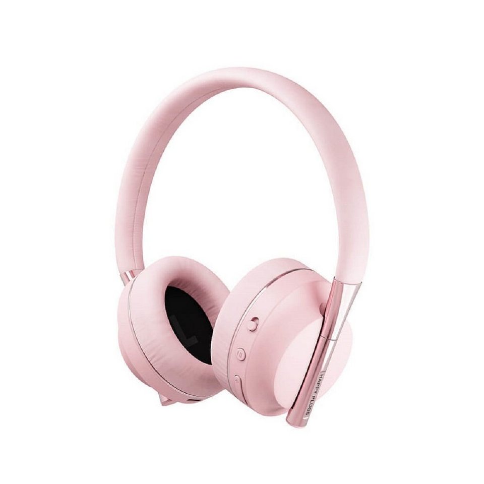 Happy Plugs Wireless Headphones Over-Ear Kopfhörer 85dB Kabellos Rosegold  Over-Ear-Kopfhörer