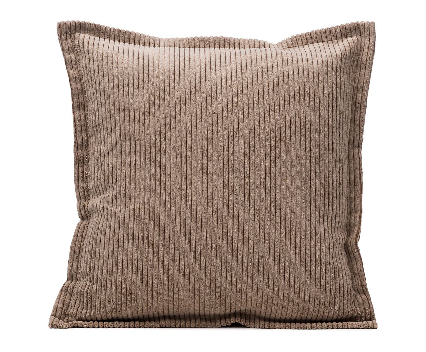 Gözze Zierkissen GÖZZE Kissen CAPRI taupe BH 40x40 cm braun Dekokissen