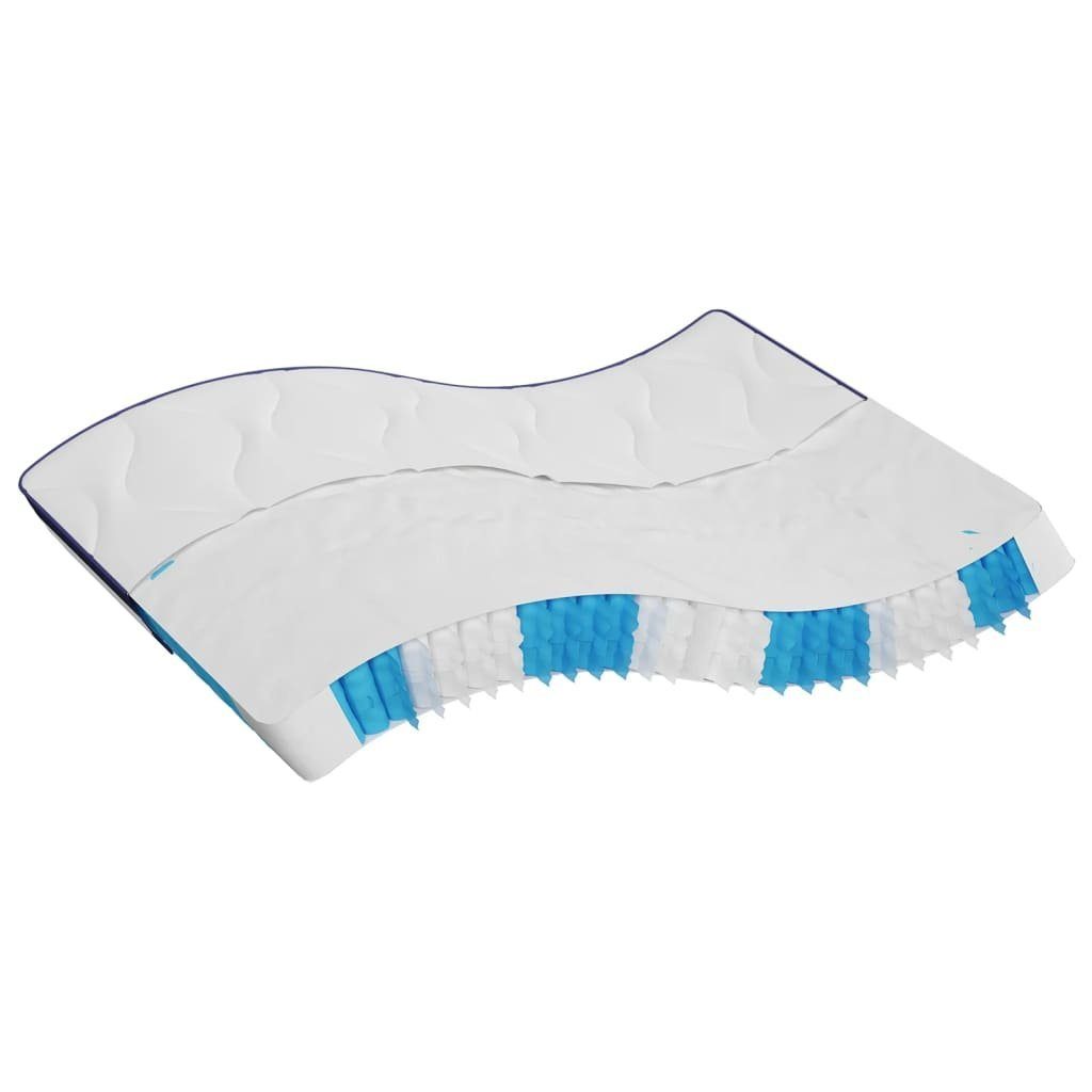 Boxspringmatratze Matratze Taschenfederkern Mittelfest 200x200 cm, vidaXL