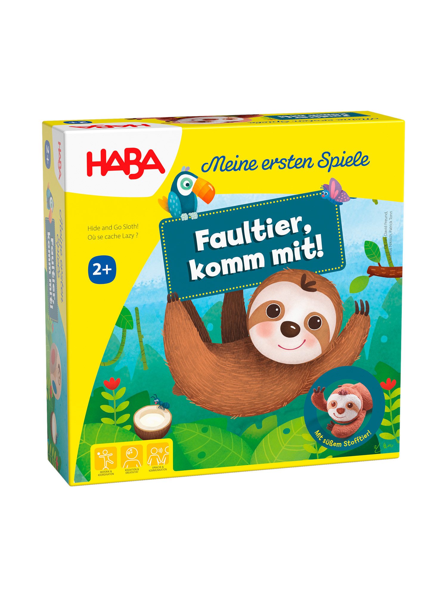 Haba Lernspielzeug Meine ersten Spiele – Faultier, komm mit!, unisex neutral