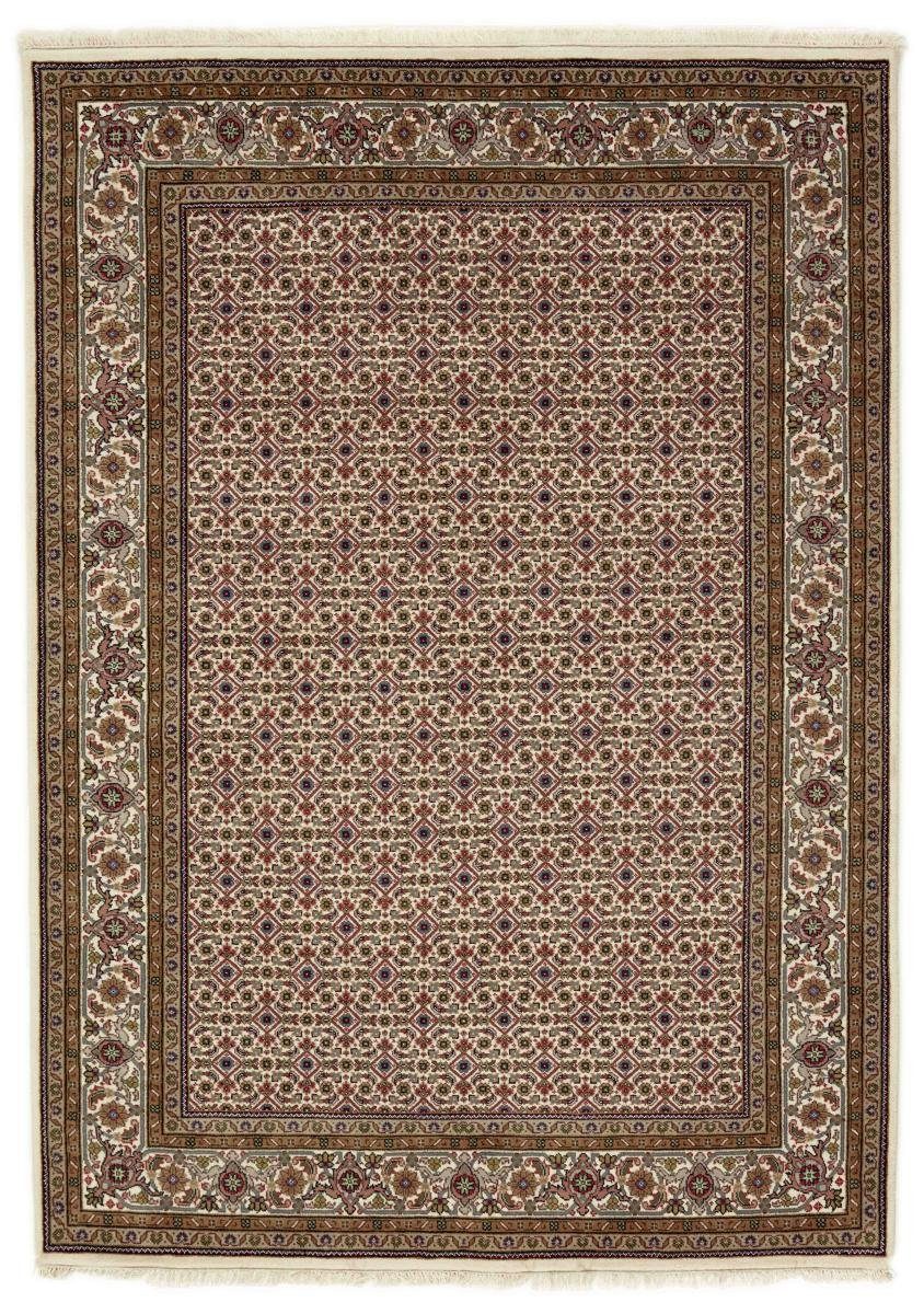 Orientteppich Indo Täbriz 177x246 Handgeknüpfter Orientteppich, Nain Trading, rechteckig, Höhe: 12 mm