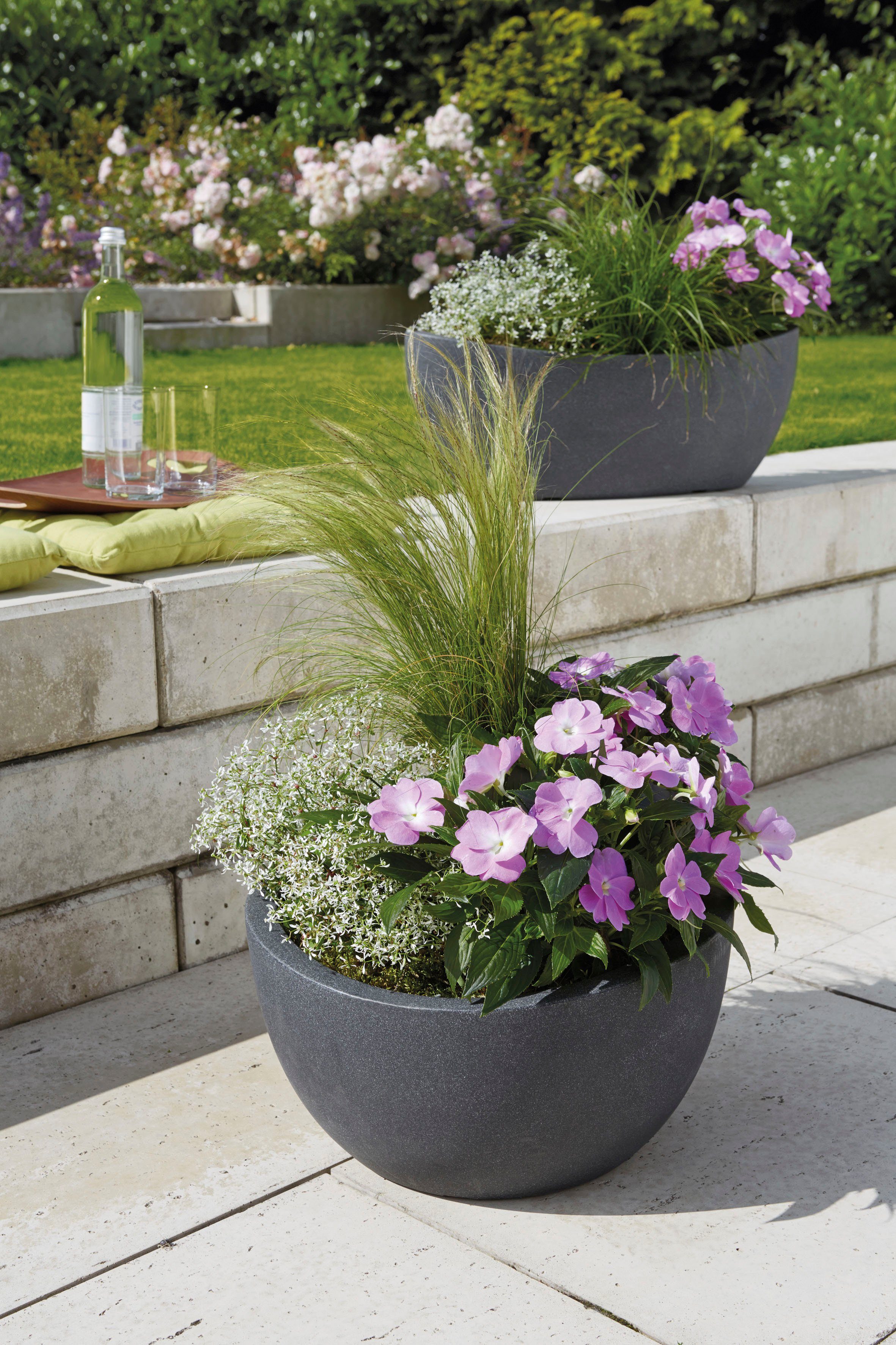 Scheurich Blumentopf 40/252 WAVE GLOBE BOWL günstig online kaufen