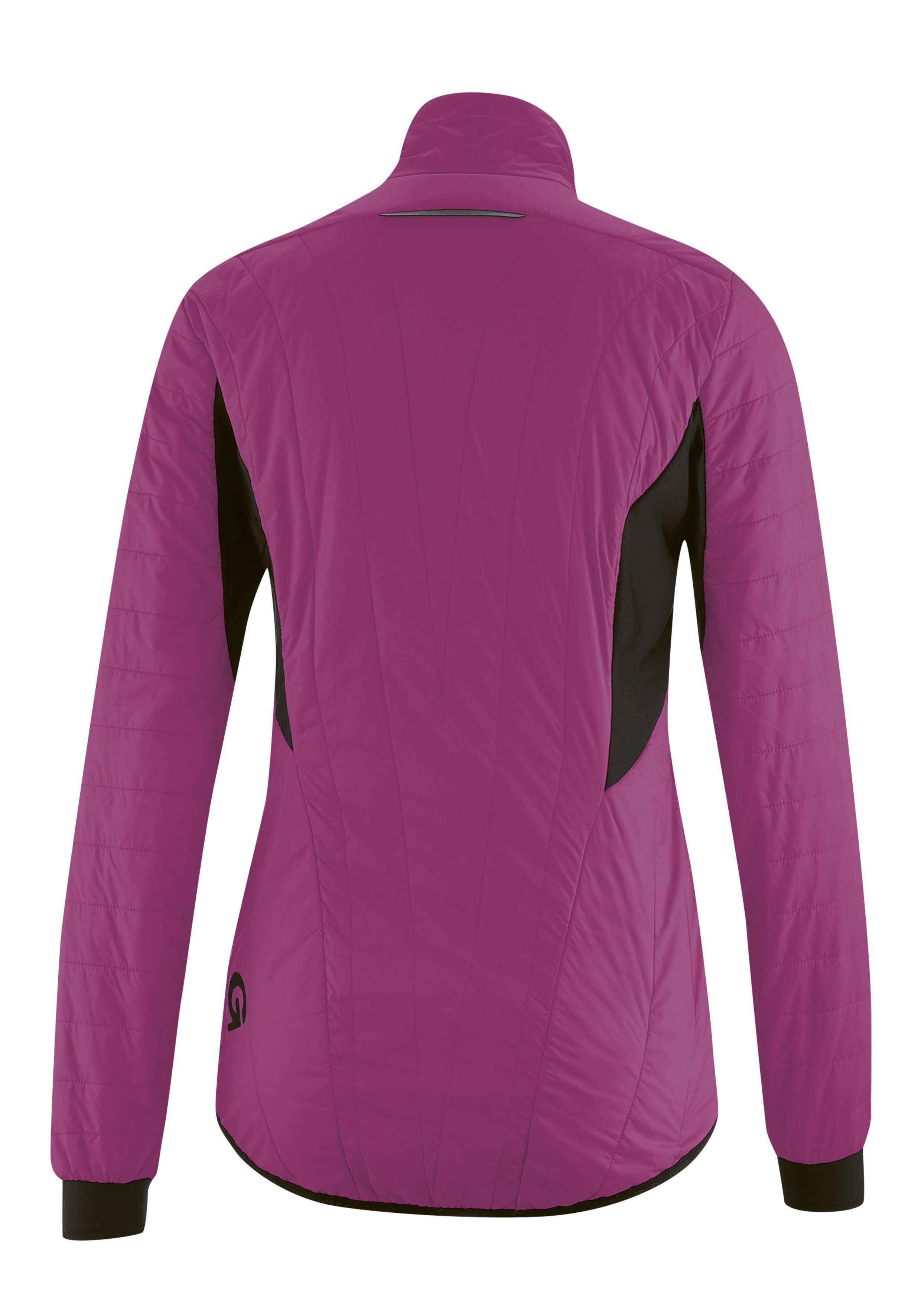 Gonso Fahrradjacke Teixeira und winddicht lila warm, atmungsaktiv Primaloft-Jacke, Damen