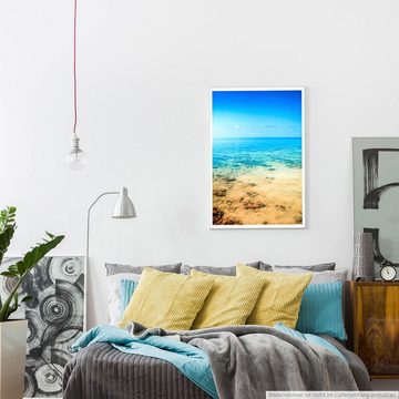 Sinus Art Poster Landschaftsfotografie 60x90cm Poster Tropischer Ozean Malediven