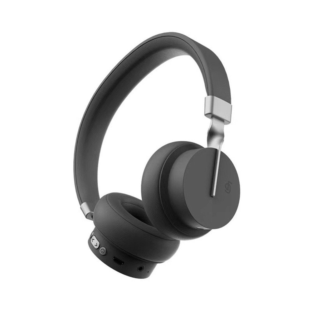 XDOVET Bluetooth Kopfhörer Over Ear,Stunden Spielzeit Kopfhörer Kabellos Bluetooth-Kopfhörer (Einziehbar und einstellbar,Intensiver Bass,Wireless Headphones) black