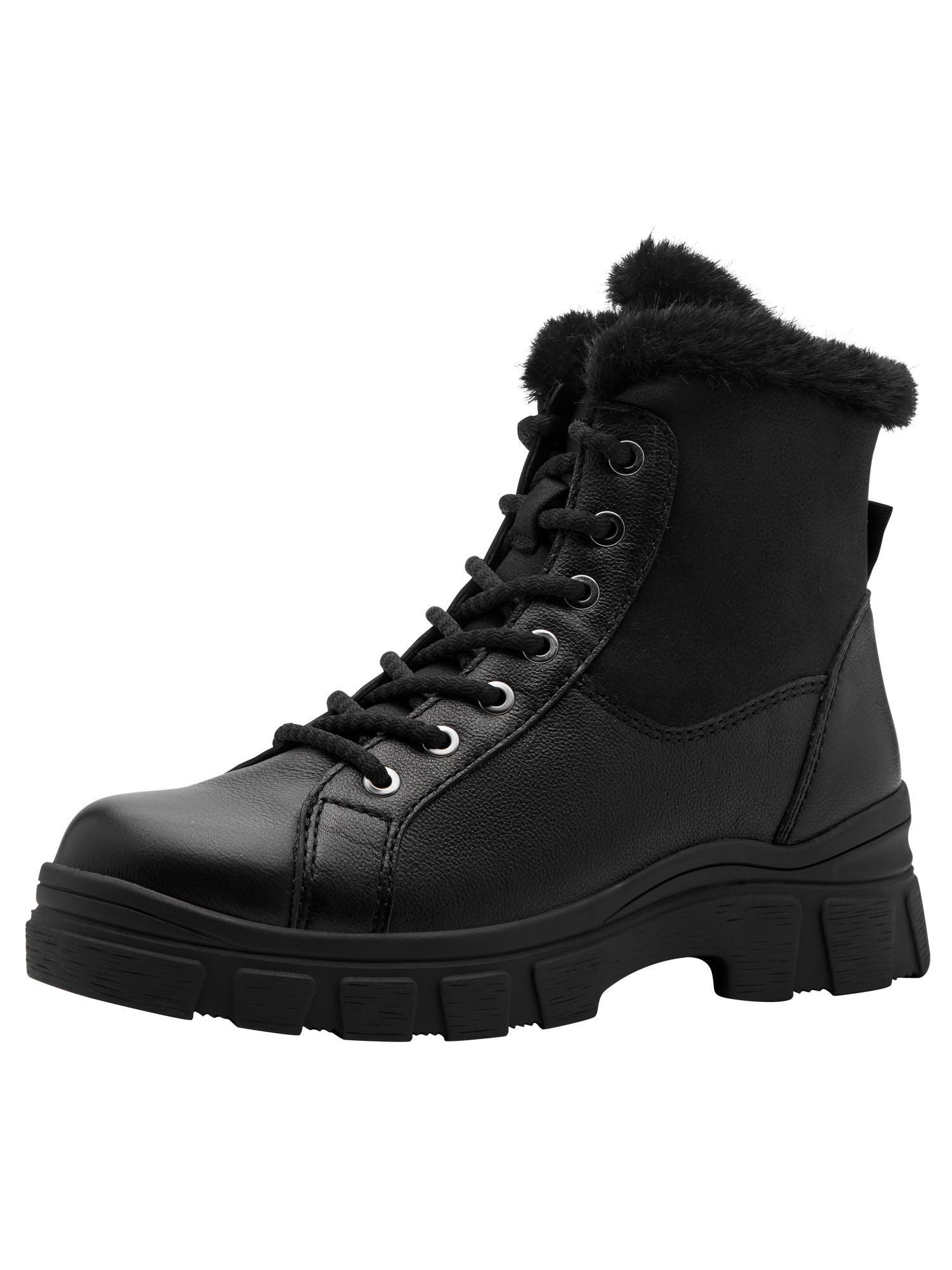 Tamaris ANTIslide aus Leder kein Absatz 1-26917-45 Winterstiefelette ANTIslide