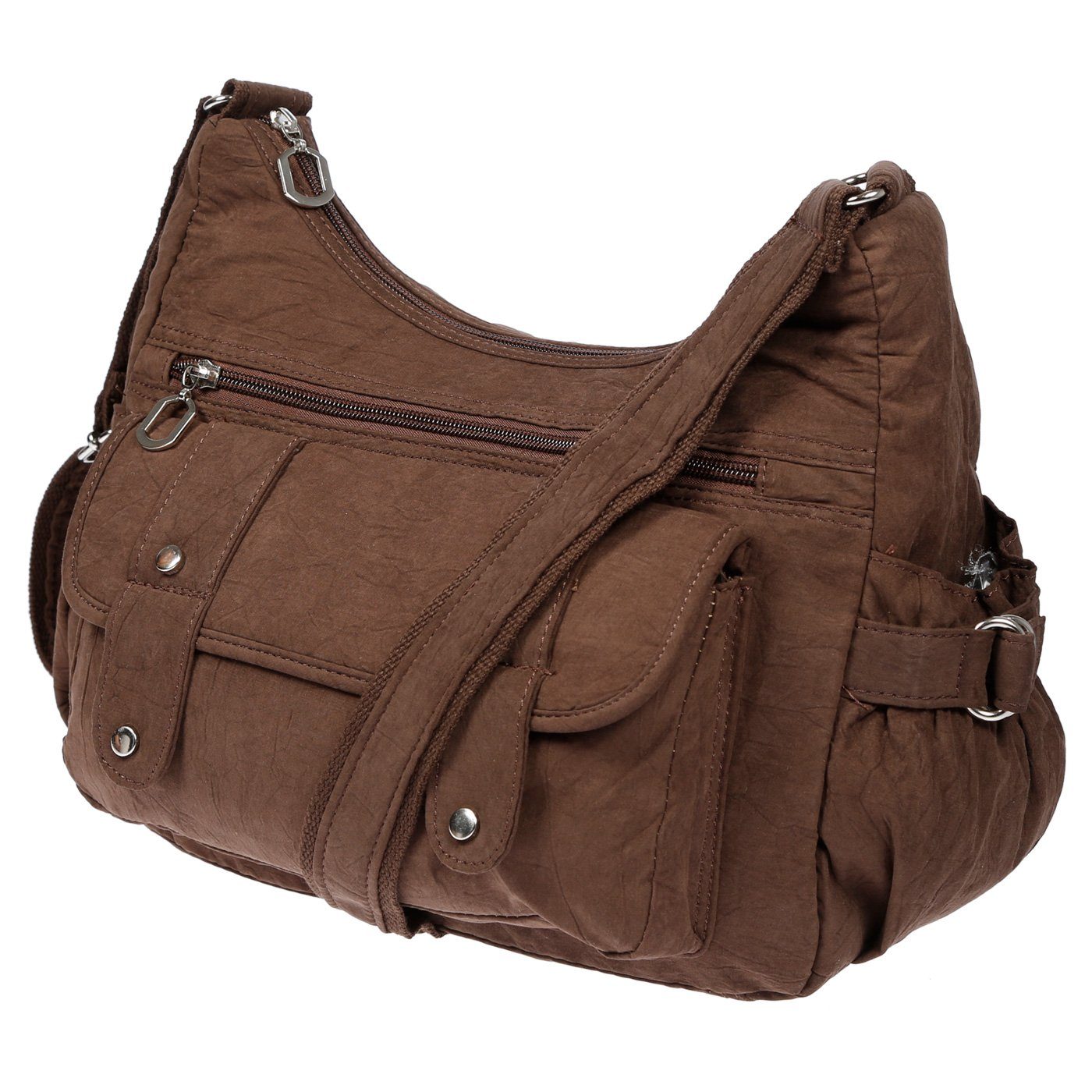 Christian Wippermann Umhängetasche Damenhandtasche Schultertasche aus Canvas (einzeln)