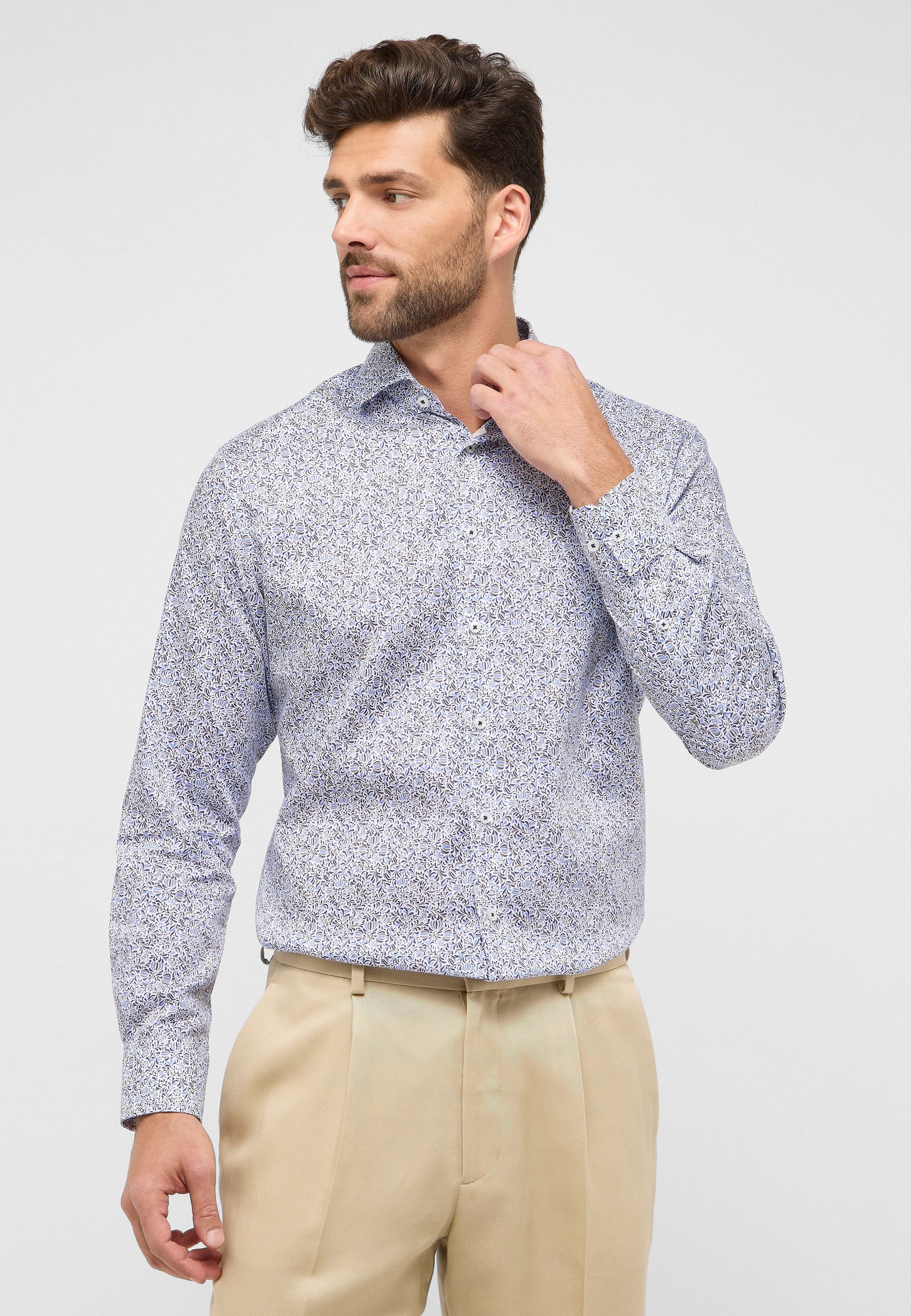 Eterna Langarmhemd MODERN FIT NON IRON (bügelfrei)