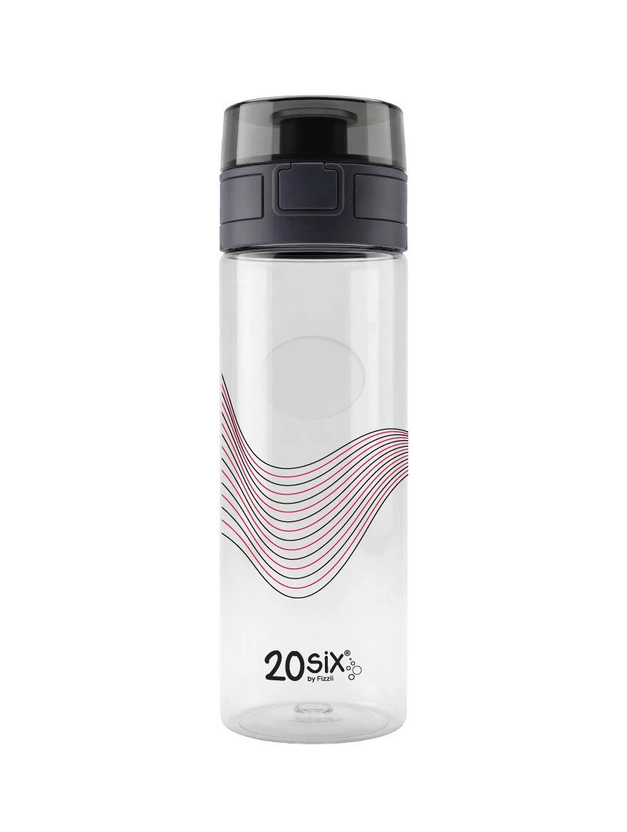 Fizzii Trinkflasche 20six 750ml, Sprudelsicher & mit abnehmbarer Trageschlaufe