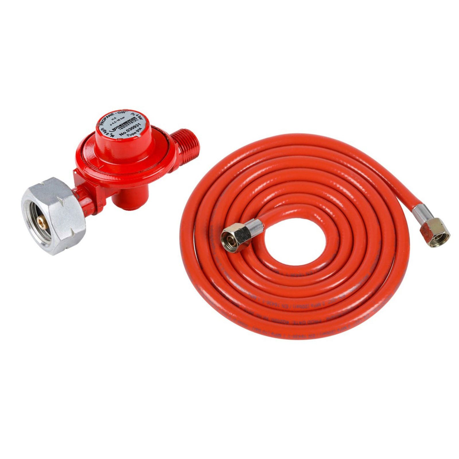 Rothenberger Industrial Gasflaschen-Schutzhülle ROTHENBERGER Industrial Regler 4 bar Gasschlauch 5m Abflammgeräte 3/8“