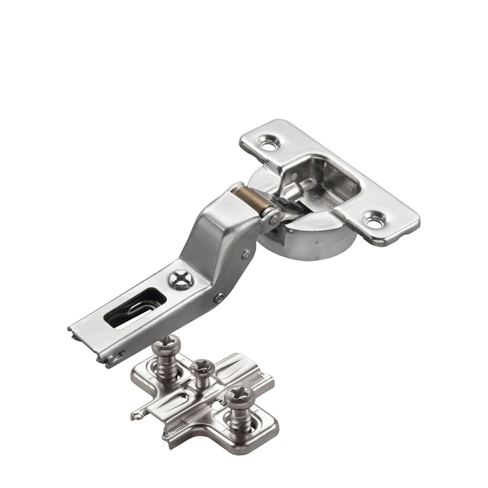 Möbelbeschlag 2 x Salice Topfband S700 110° Bohrbild T45 Nickel matt MPL Langl. H3