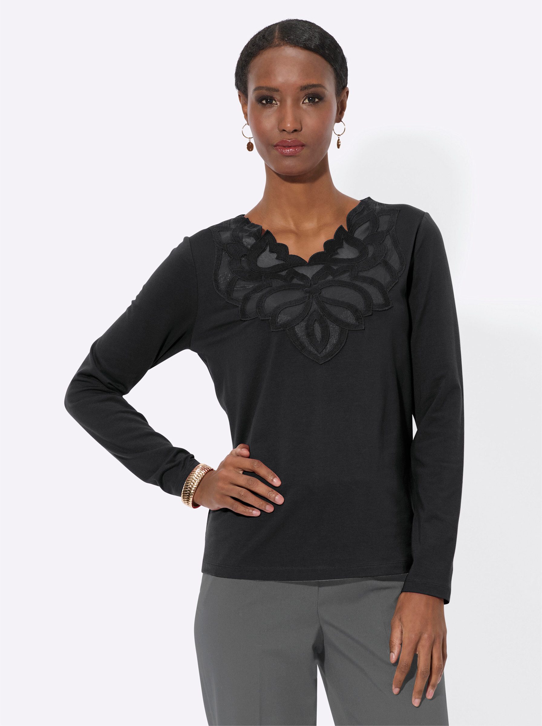 creation L T-Shirt Langarmshirt .