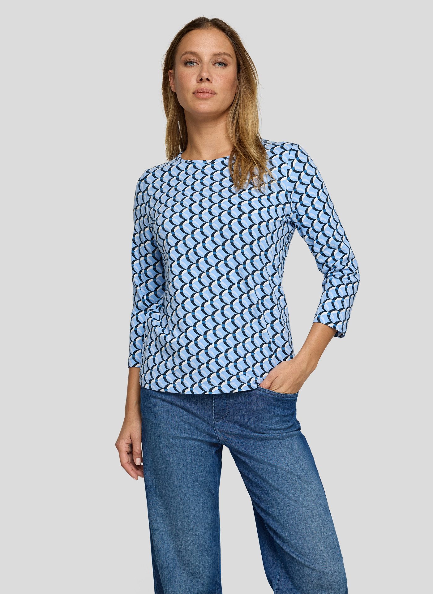 Rabe 3/4-Arm-Shirt mit All-Over Print