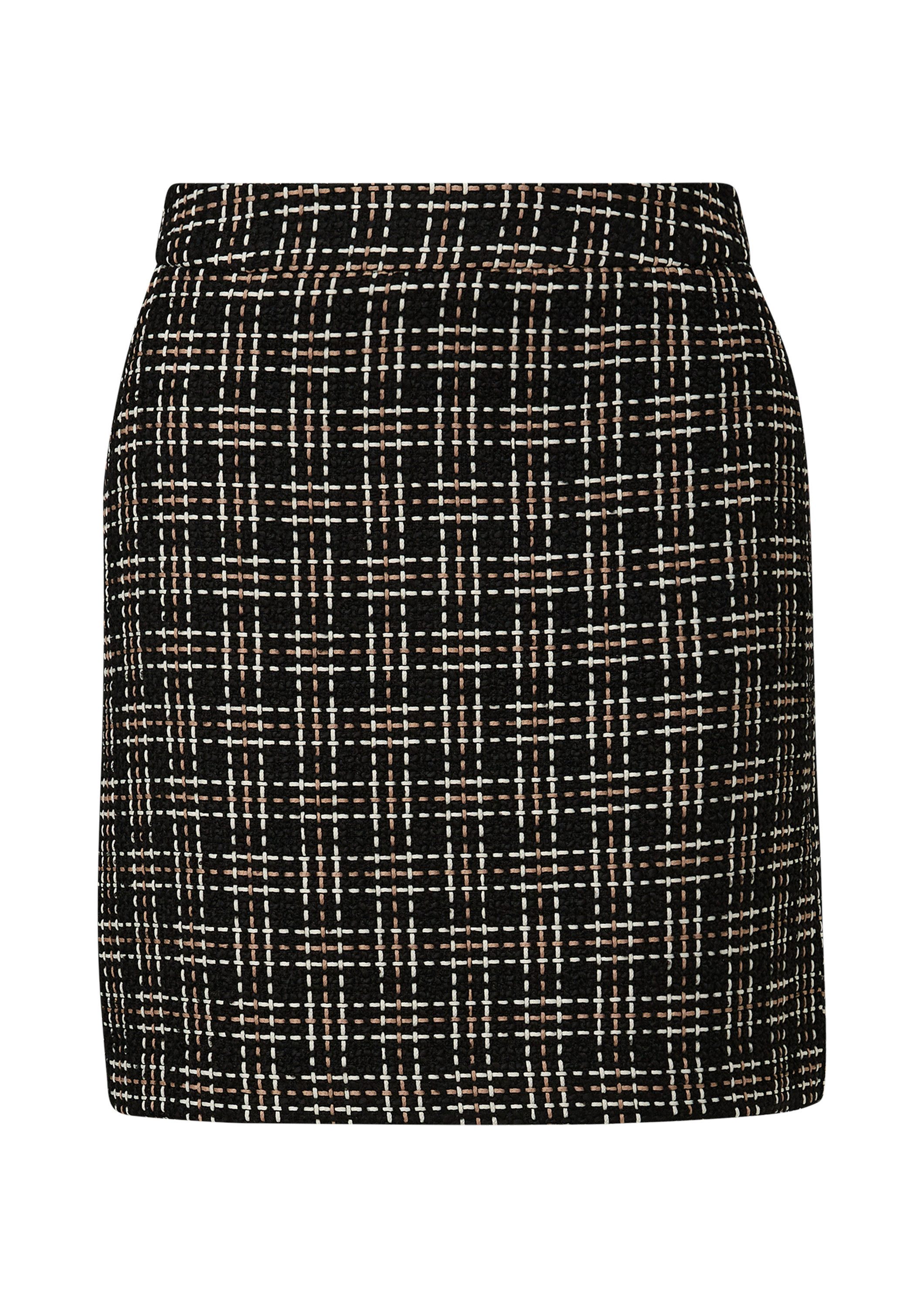 comma Minirock Rock Rock aus Multicolor-Tweed günstig online kaufen