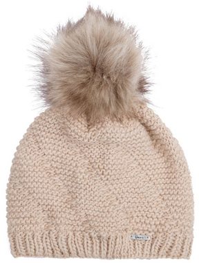 Faera Bommelmütze Wintermütze Damen Herren Mütze Beanie Haube gefüttert Strickmütze