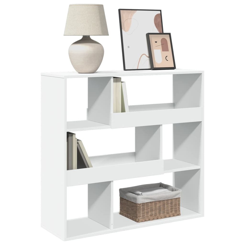vidaXL Bücherregal Bücherregal/Raumteiler Weiß 100x33x94,5 cm, günstig online kaufen