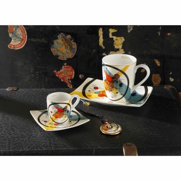 Goebel Espressotasse Kreise im Kreis Artis Orbis Wassily Kandinsky, Fine China-Porzellan