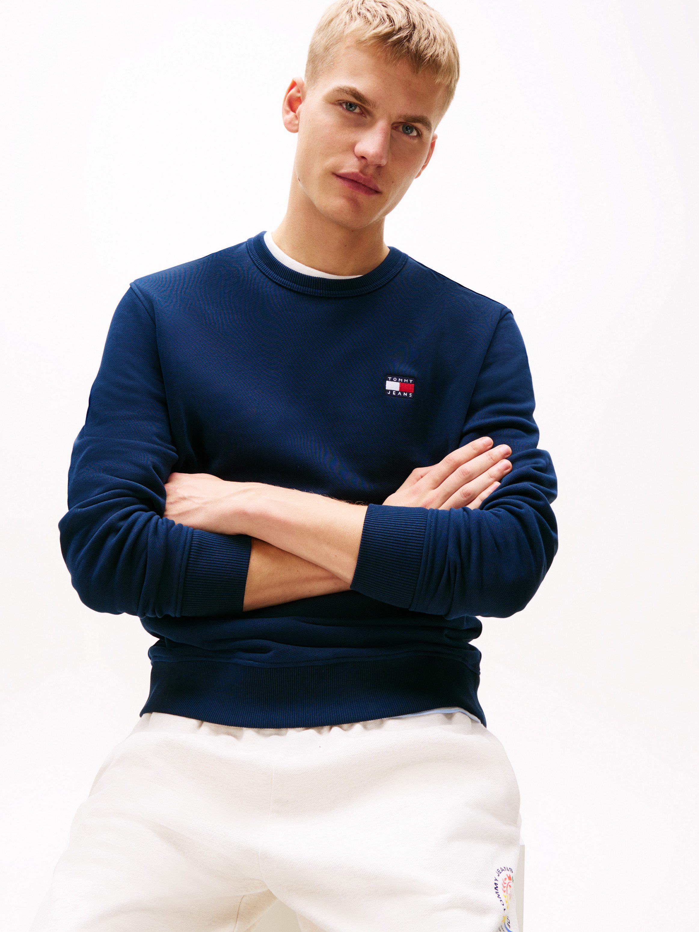 Tommy Jeans Sweatshirt TJM REG BADGE CREW EXT Mit Rundhalsausschnitt günstig online kaufen