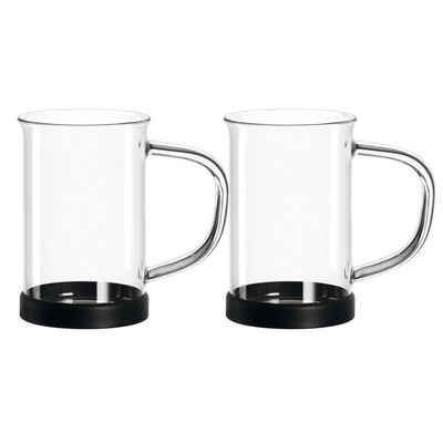 montana-Glas Teeglas Teeglas-Set 2er Tea, Glas, Henkelglas Gläserset