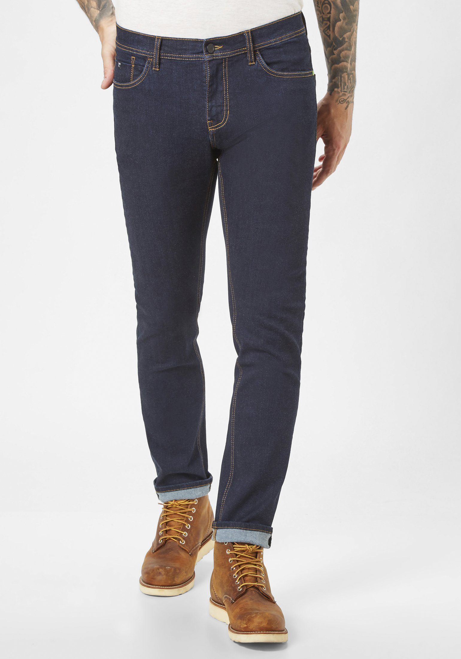 rinse Redpoint 5-Pocket-Jeans Jeans Kanata Slim-Fit Denim