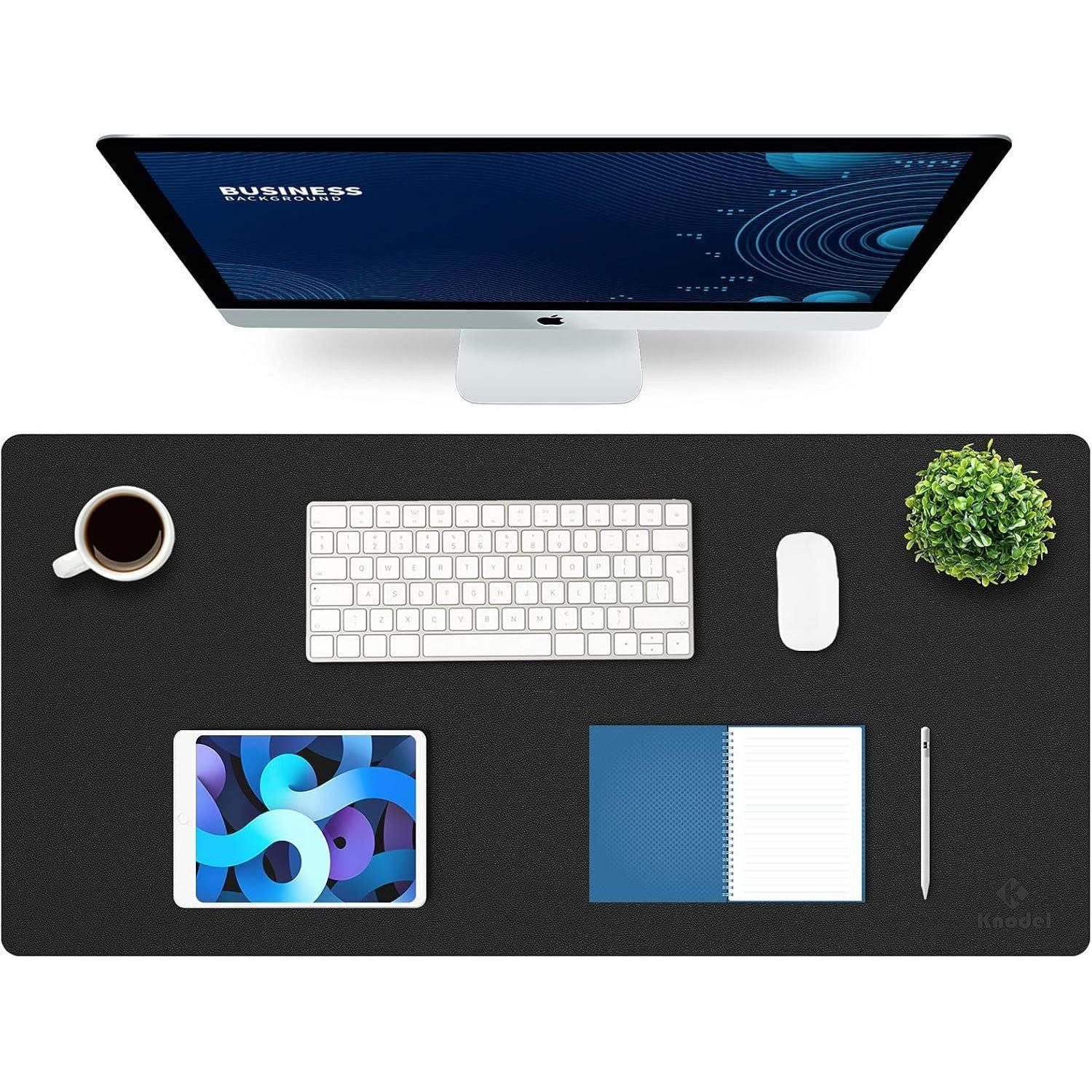 K KNODEL Schreibtischunterlage Wasserdichte Schreibtischunterlage 90x43cm PVC Büro Heim Büroschutz