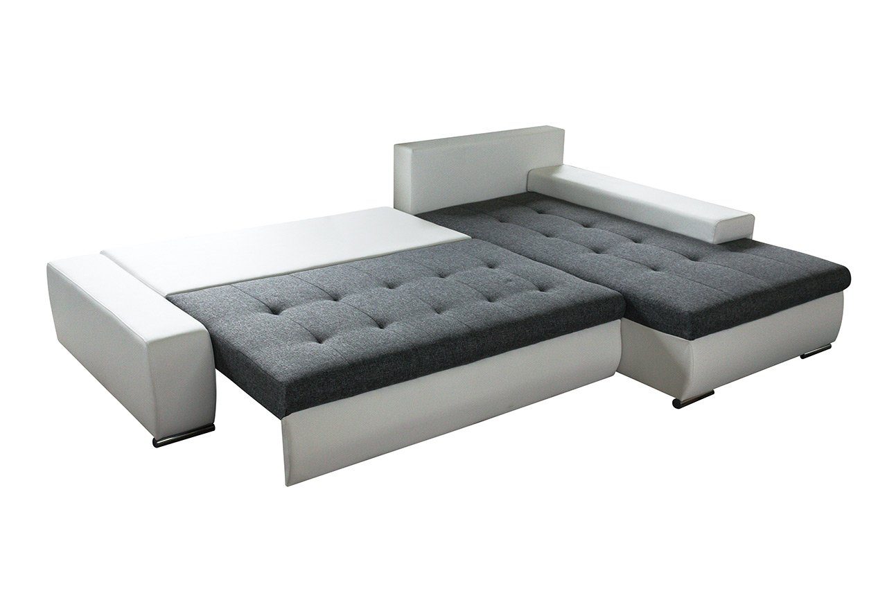 Sofnet Ecksofa Faris, mit Schlaffunktion und Bettkasten, Schlafsofa - Wohnlandschaft - Big Couch