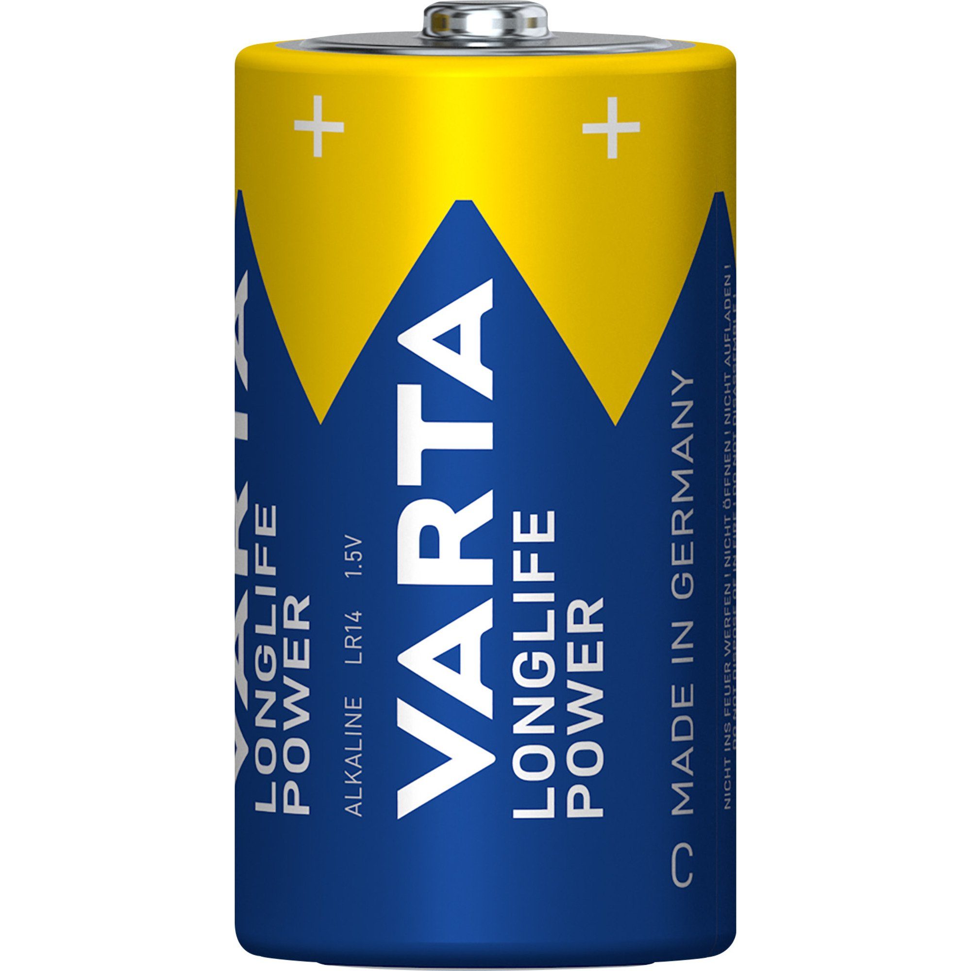 VARTA Varta Longlife, Batterie, (1 Stück, C) Batterie