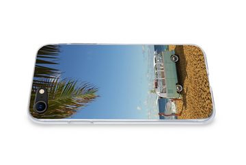 MuchoWow Handyhülle Strand - Bus - Surfen, Handyhülle Apple iPhone SE (2020), Smartphone-Bumper, Print, Handy