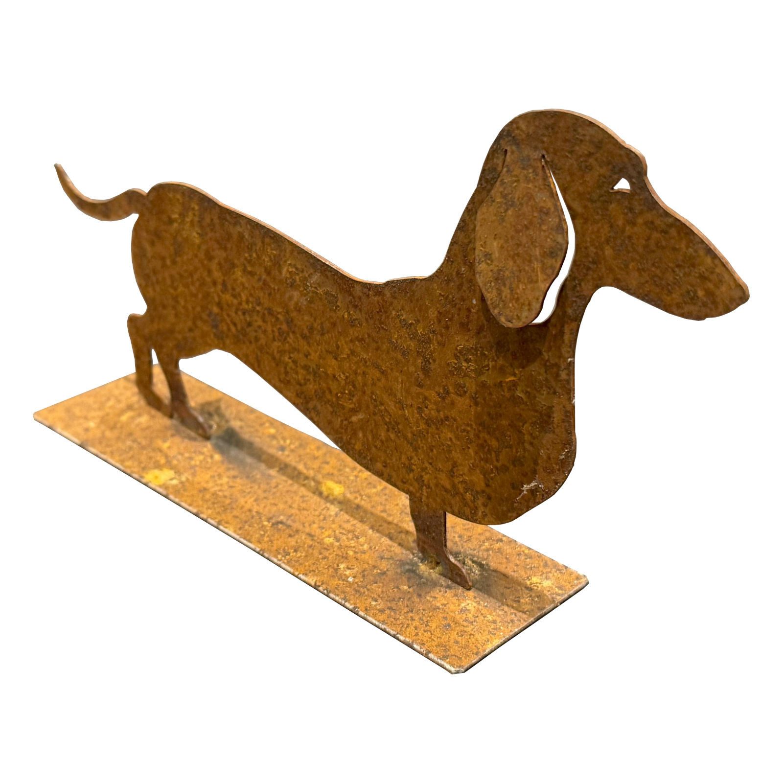 ZGM Dekofigur Rost Deko Dackeldame Sissy, Edle Handwerkskunst für Haus und günstig online kaufen