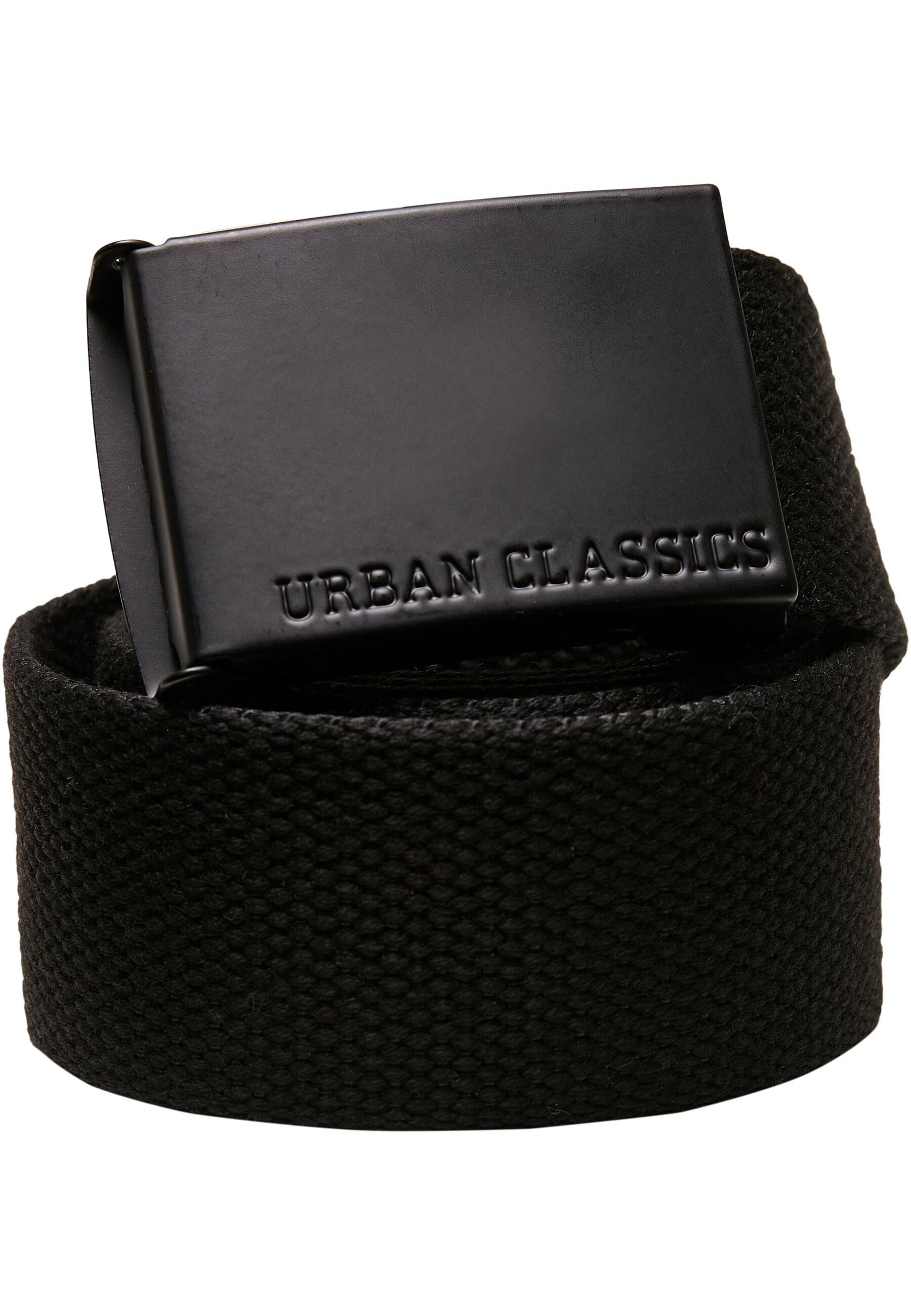 URBAN CLASSICS Hüftgürtel Urban Classics Unisex Coloured Buckle Canvas Belt