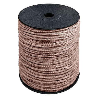 maDDma 200m Polyester-Seil Ø 5,5mm, Farbwahl Seil, quarzrosa