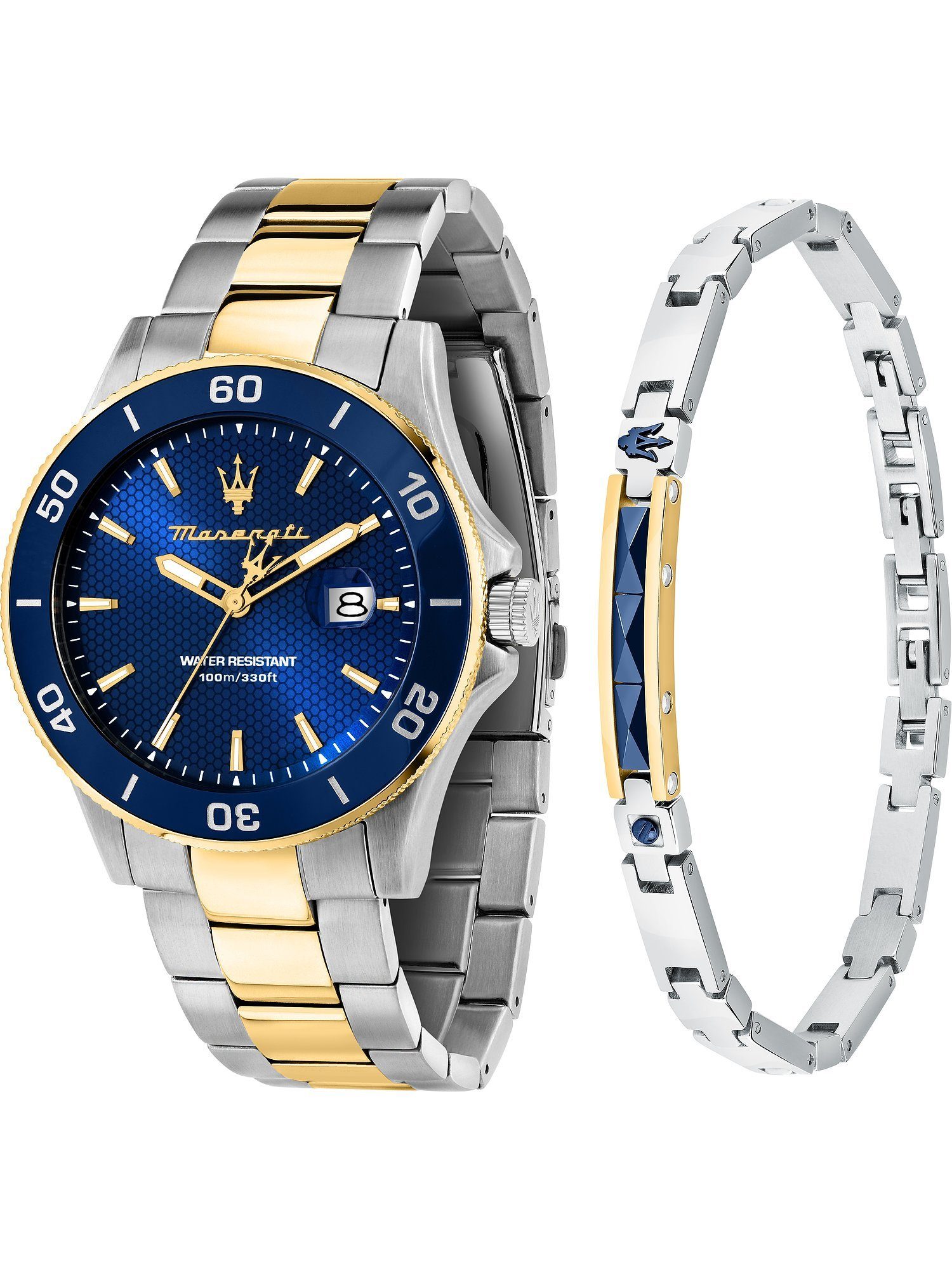 MASERATI Chronograph Maserati Herren-Uhren-Sets Analog Quarz günstig online kaufen