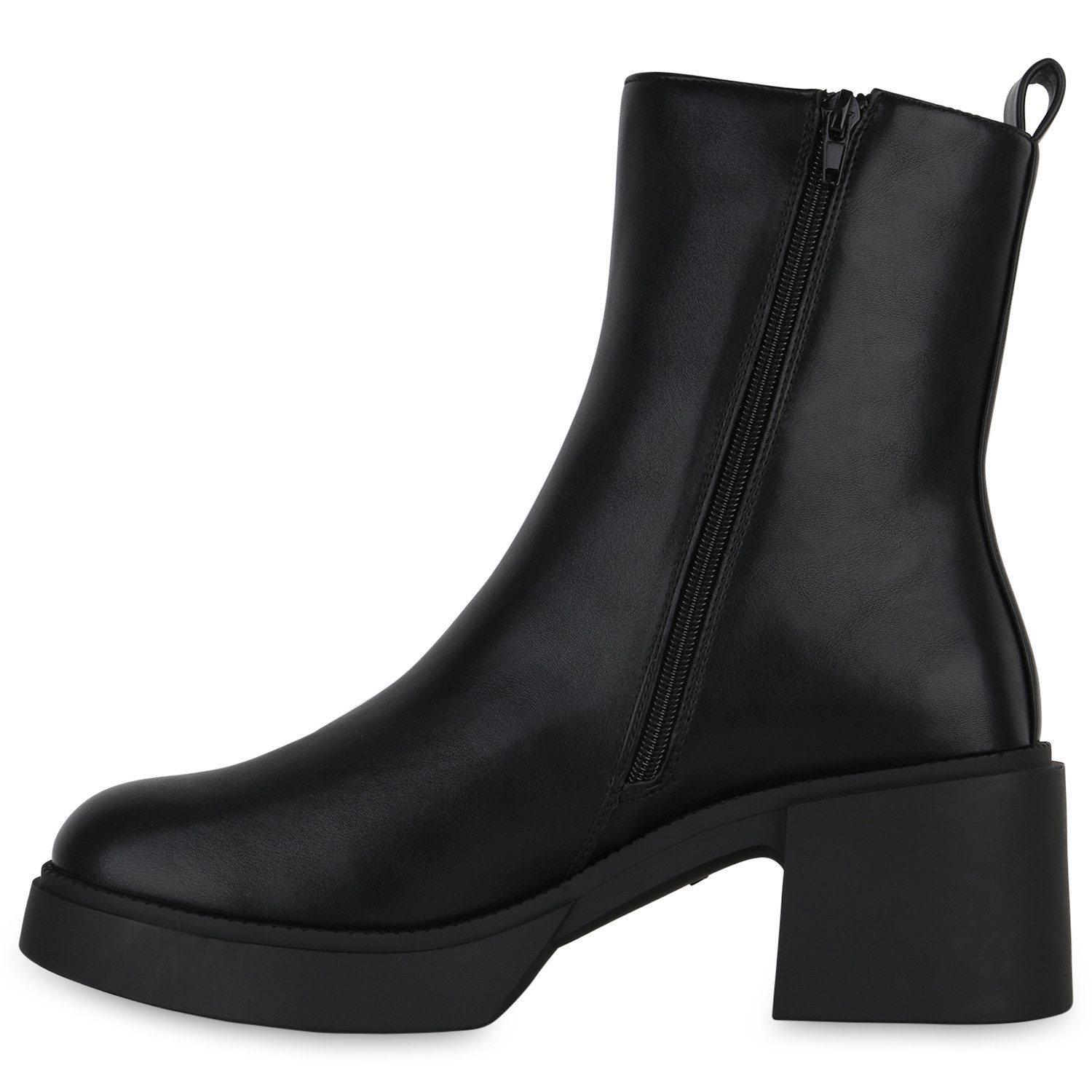 VAN HILL 840818 Damen Übergrößen Stiefelette Damen Klassische Stiefeletten günstig online kaufen