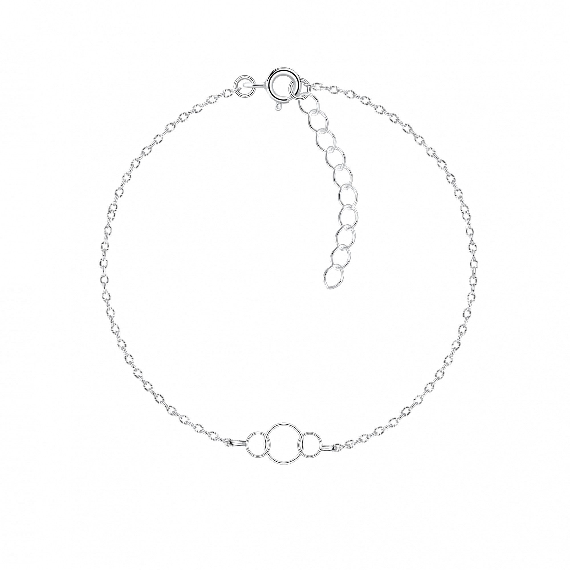 Silberarmband 3 RINGE ineinander