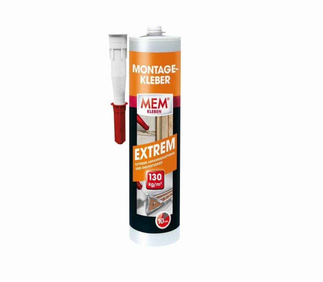 MEM Bauchemie Montagekleber EXTREM / 07652, Lösemittelfrei, Pastös