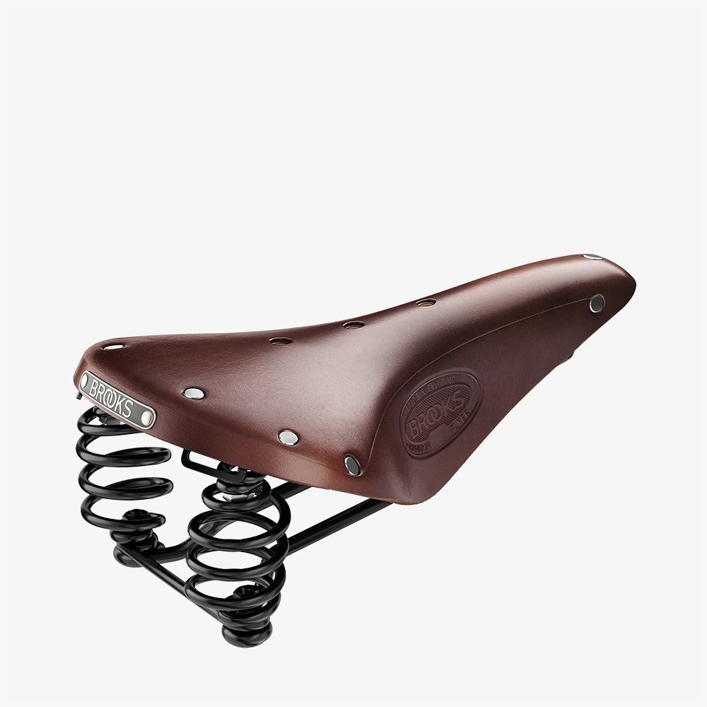 Brooks Fahrradsattel Brooks Sattel Flyer ATB Trekking Herren braun