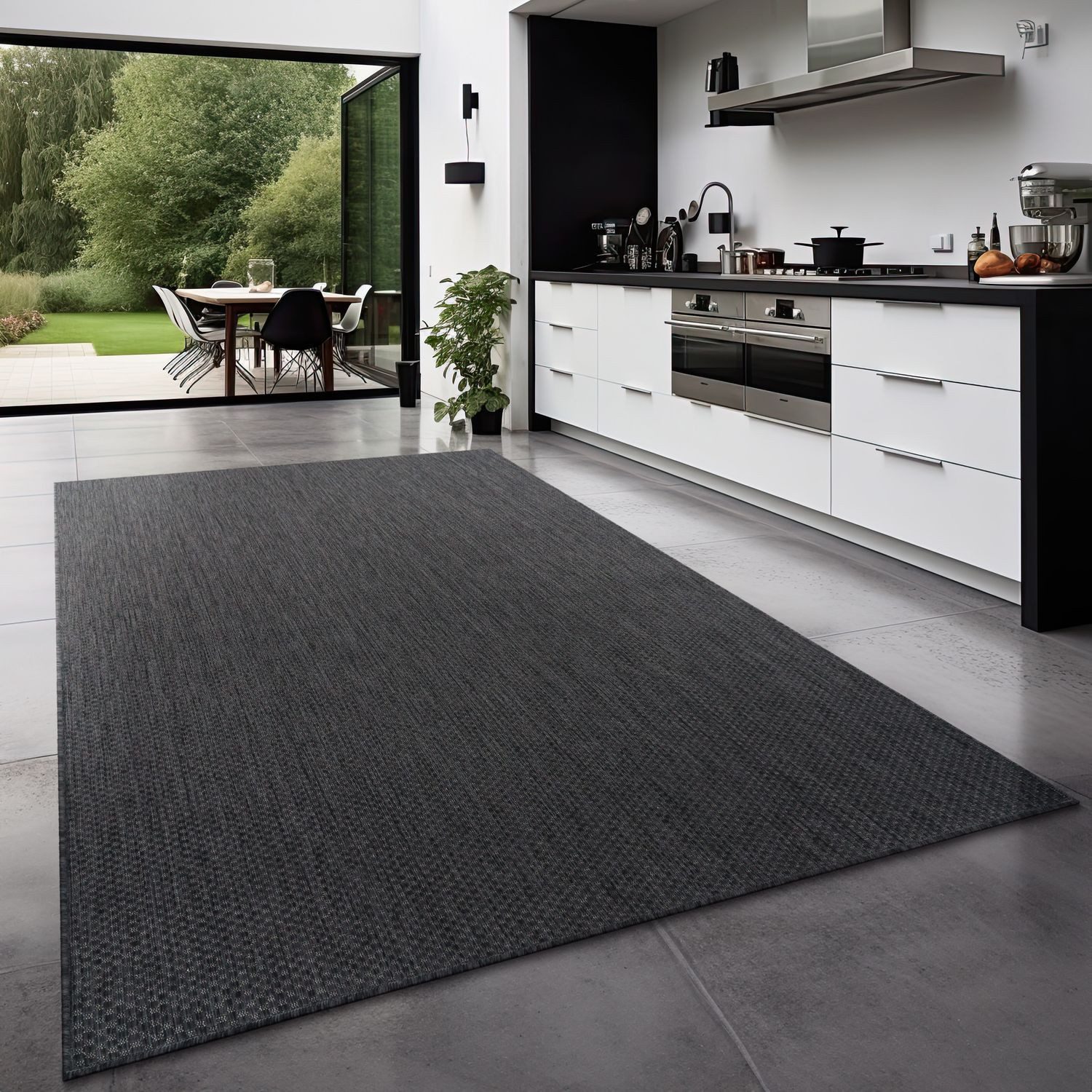 TT Home Teppich, Rechteckig, Höhe: 4 mm, Teppich Outdoor Wohnzimmer Esszimm günstig online kaufen