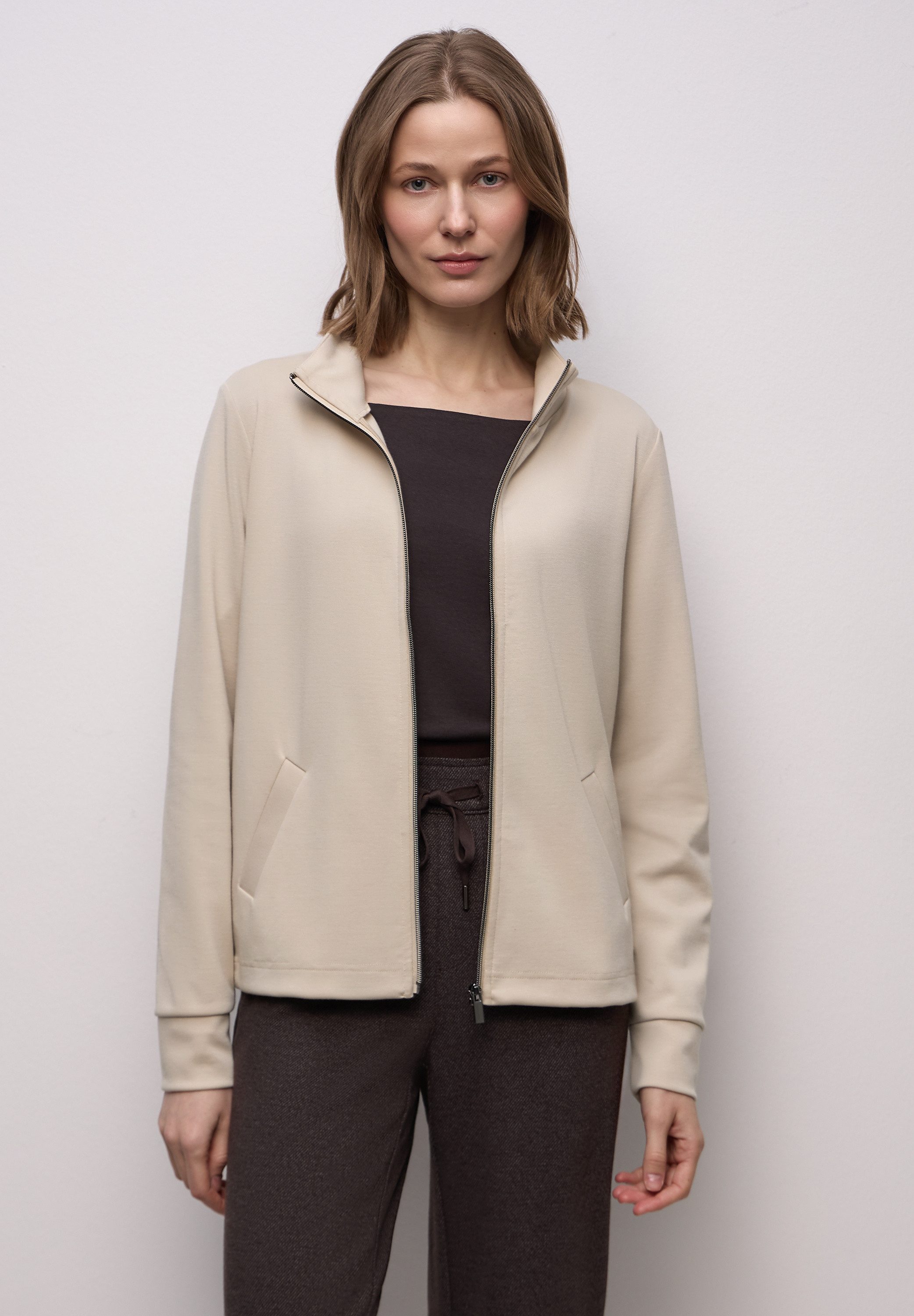 STREET ONE Cardigan mit Tunnelzug am Saum günstig online kaufen